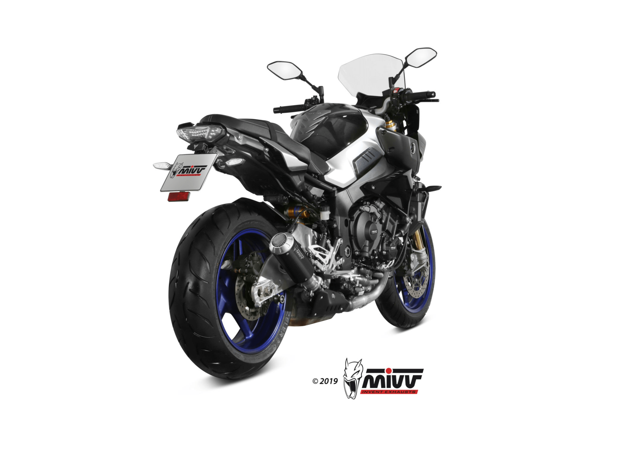 YAMAHA MT-10 MIVV Exhaust MK3 Carbon Slip-On Silencer 2016-2022 - Image 3