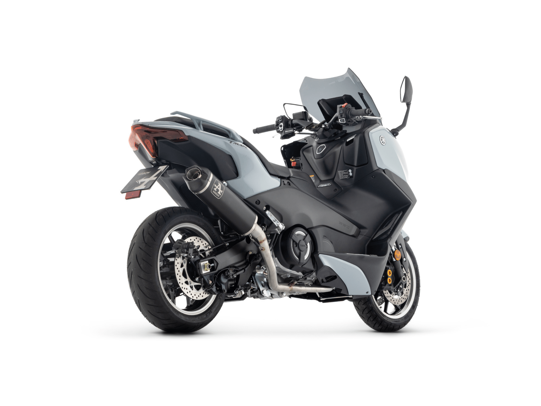 YAMAHA T-MAX 560 ARROW Exhaust Full System Racing with Indy Race Titanium Silencer 2025-2026 - Slika 3