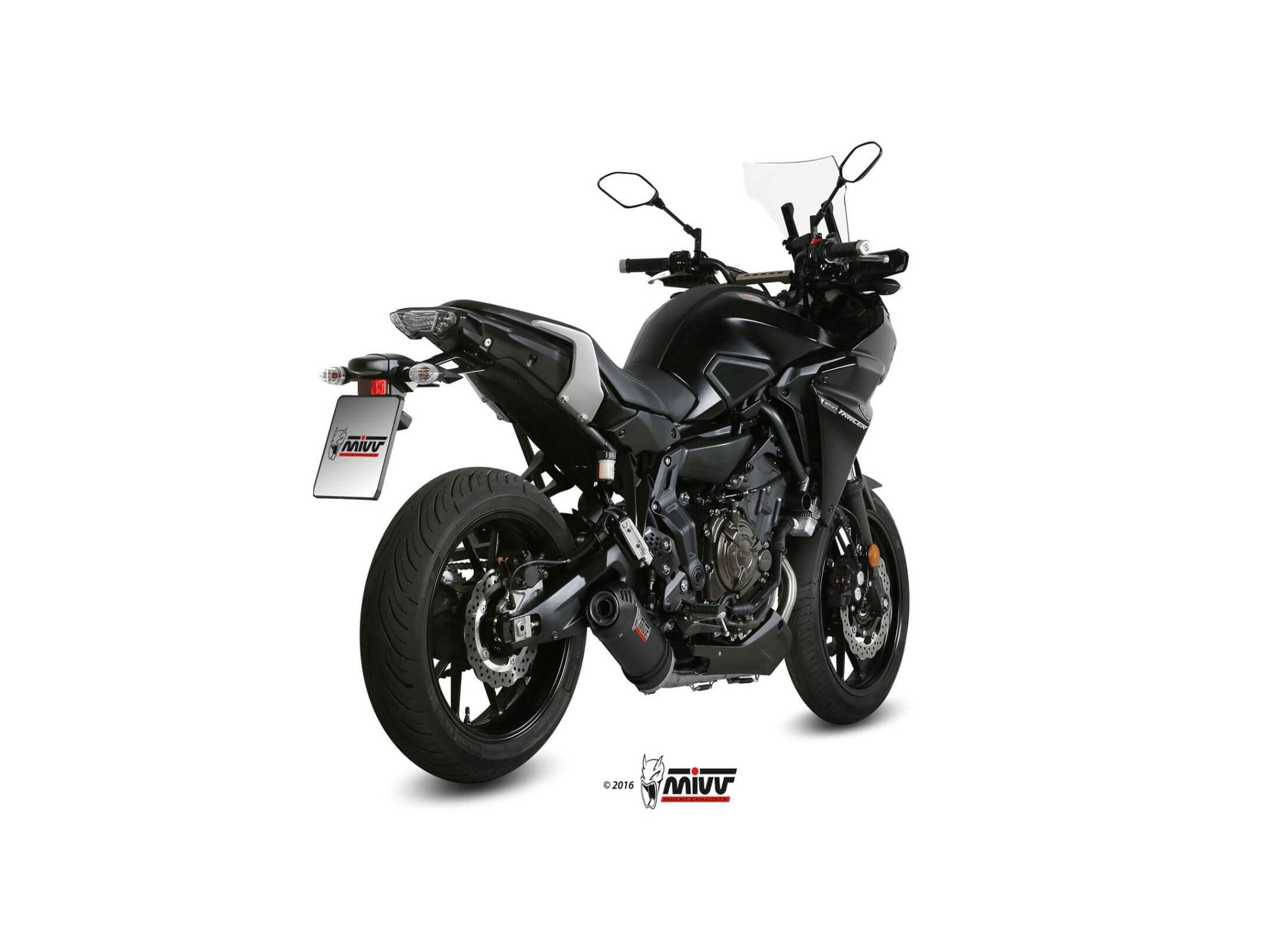 YAMAHA TRACER 7 GT MIVV Exhaust Complete System with OVAL Carbon Silencer 2021-2024 - Slika 3