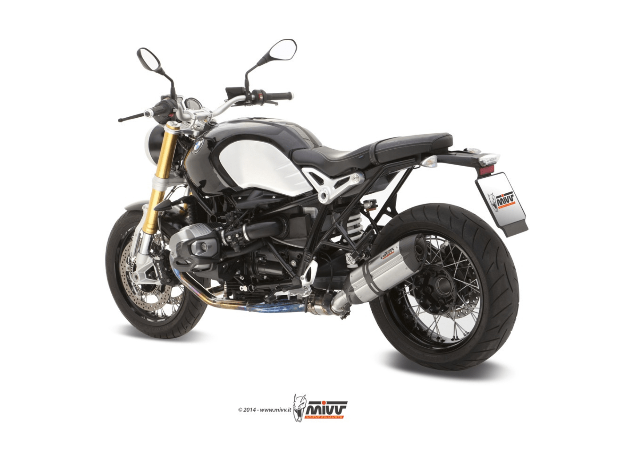 BMW R NINE T MIVV Exhaust SUONO Slip-On Silencer 2014-2020 - Image 3