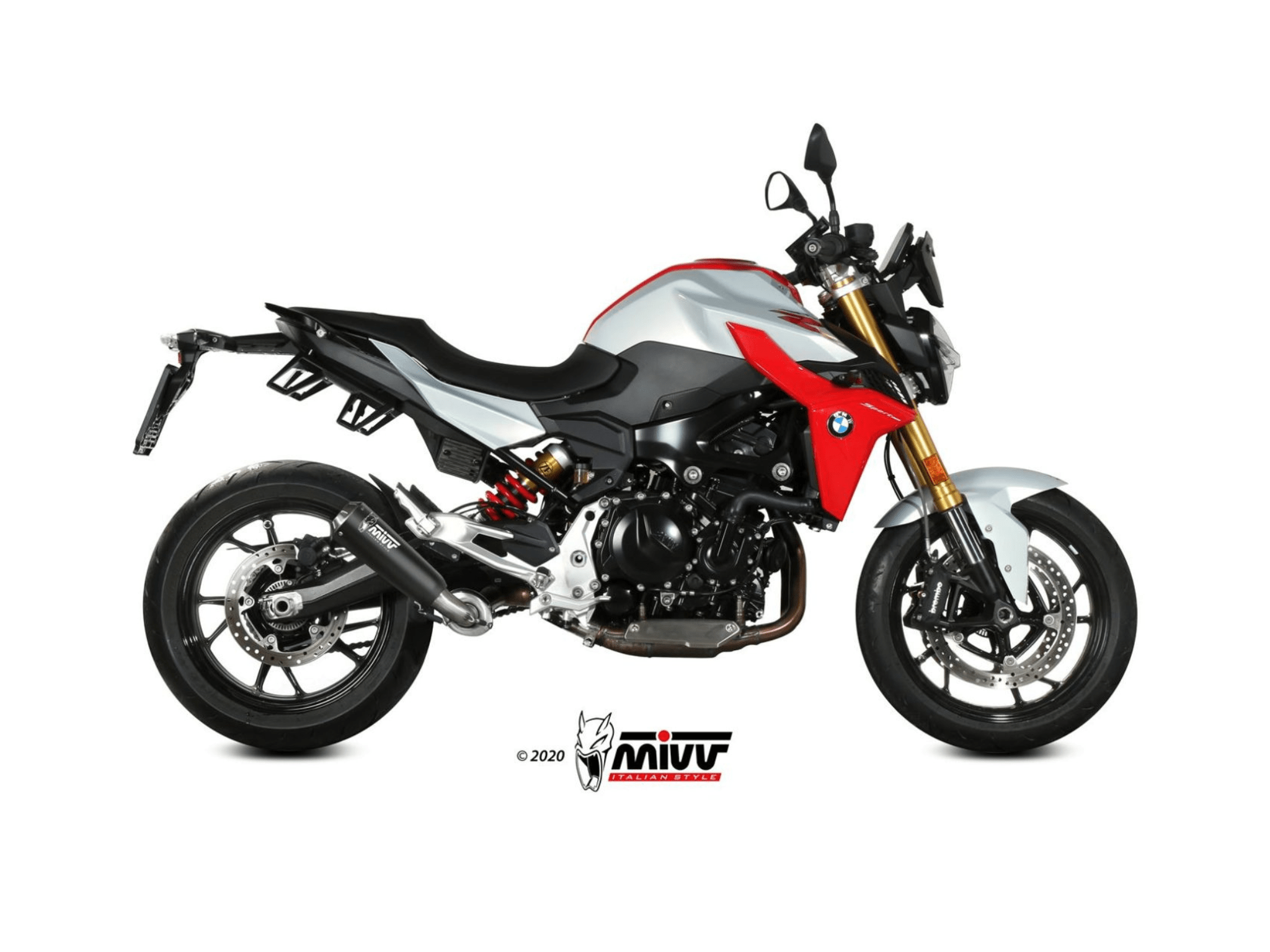 BMW F 900 R MIVV Exhaust X-M1 Slip-On Silencer 2020-2026 - Image 2