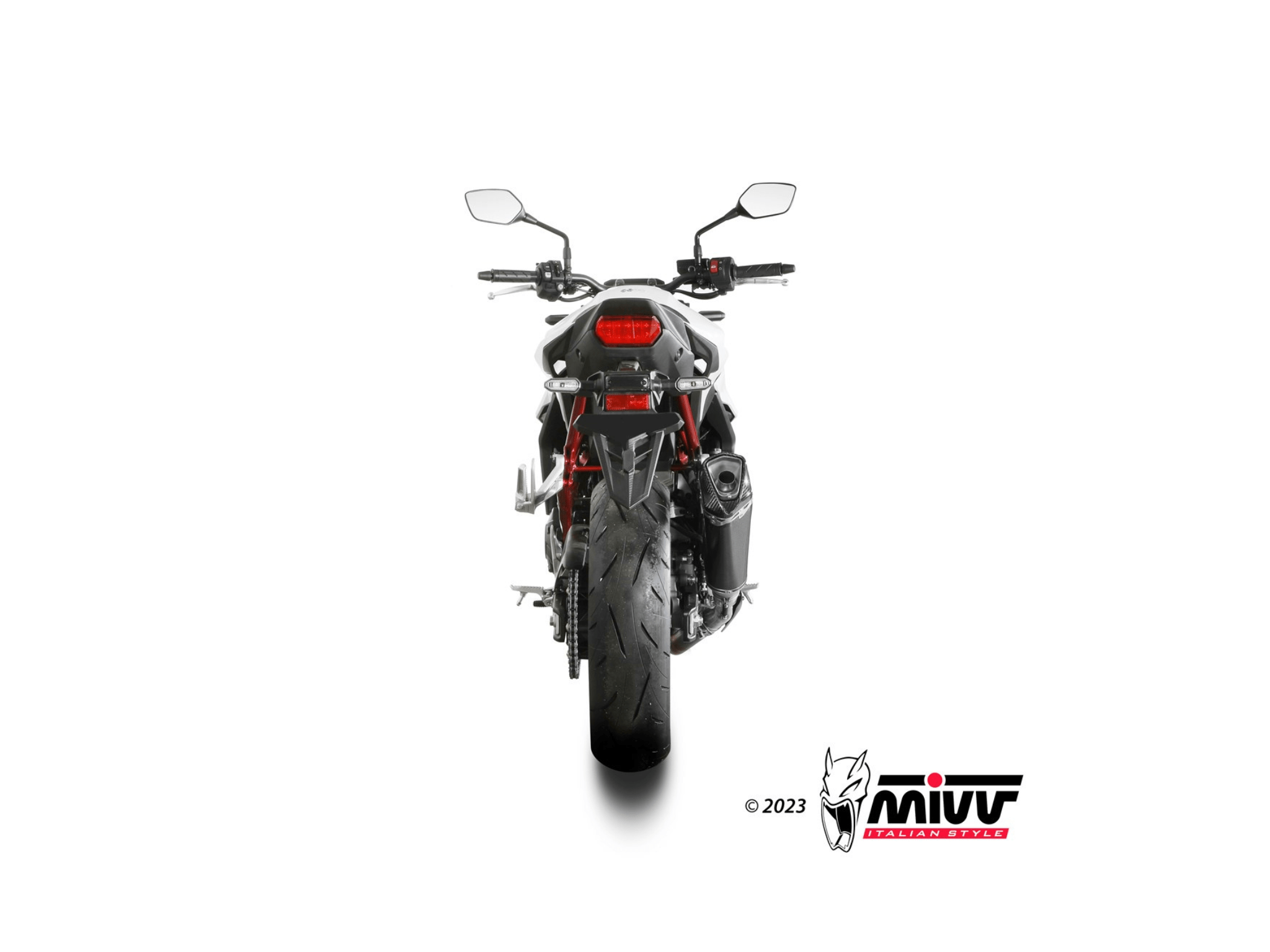 HONDA CB 750 HORNET MIVV Exhaust DELTA RACE Carbon Slip-On Silencer 2023-2024 - immagine 4