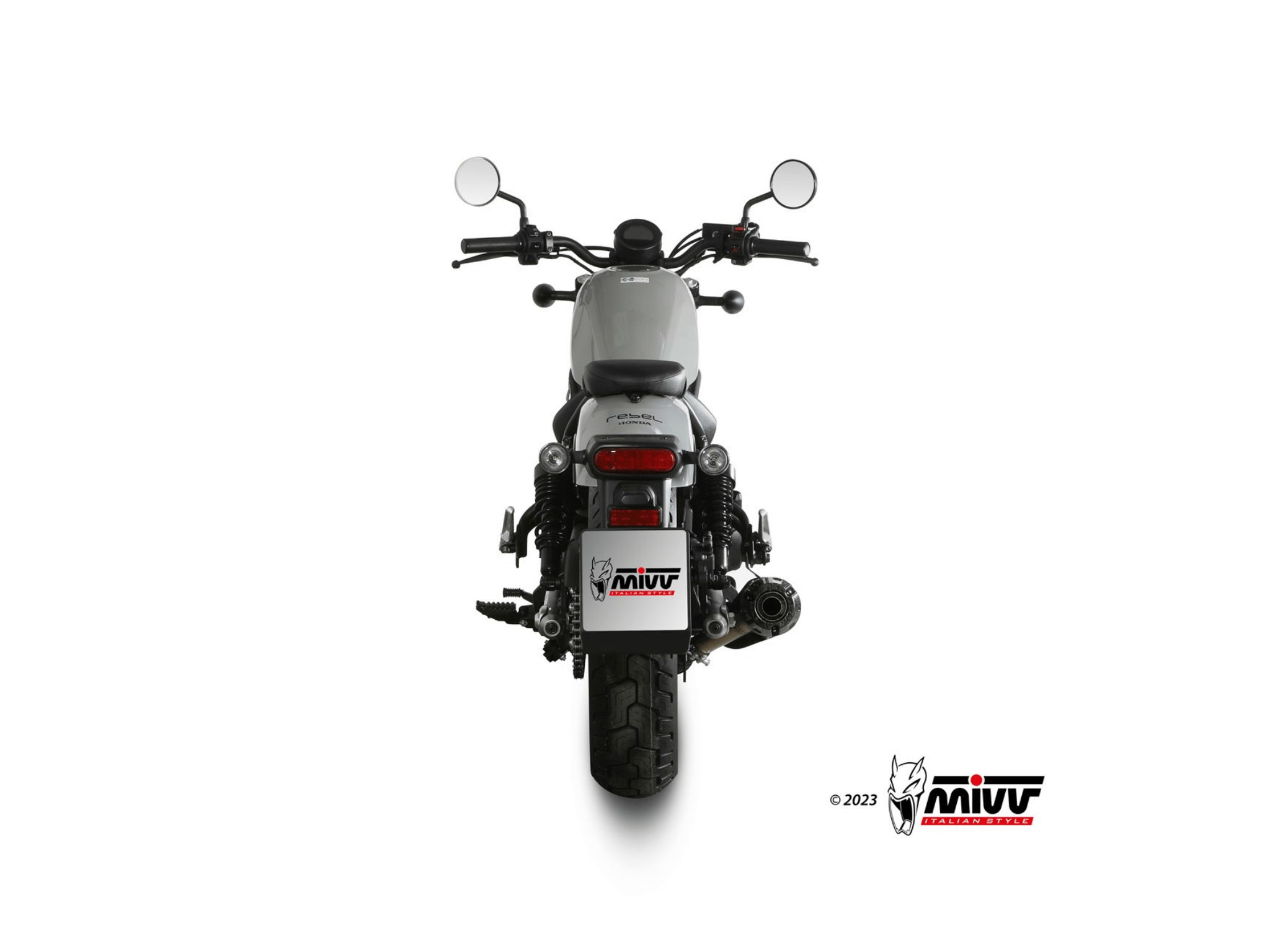 HONDA CMX 500 REBEL MIVV Exhaust HR-1 Slip-On Silencer 2022-2024 - Slika 4