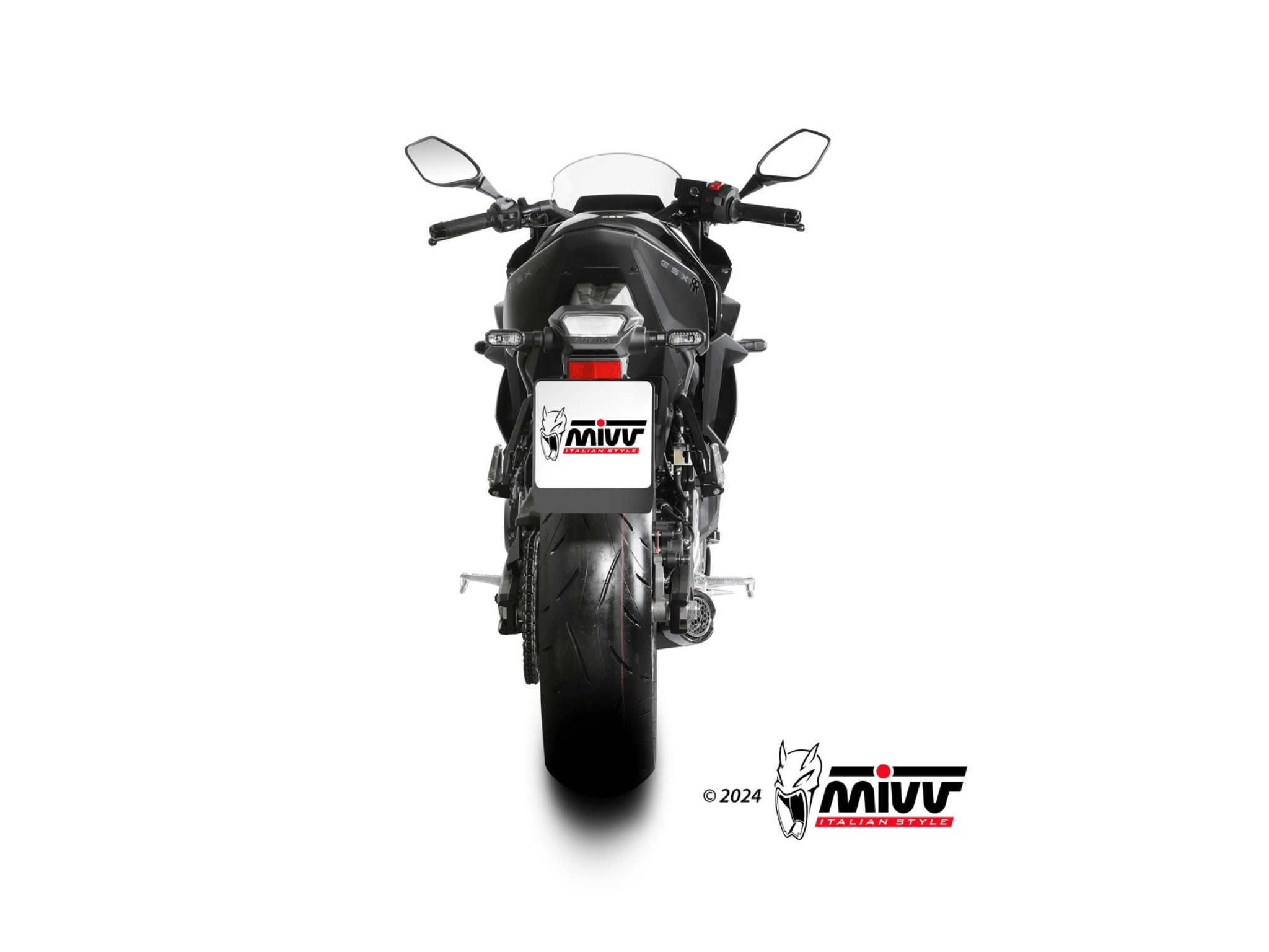 SUZUKI GSX-8R MIVV Exhaust Complete System with X-M5 Black Silencer 2024 - Slika 4