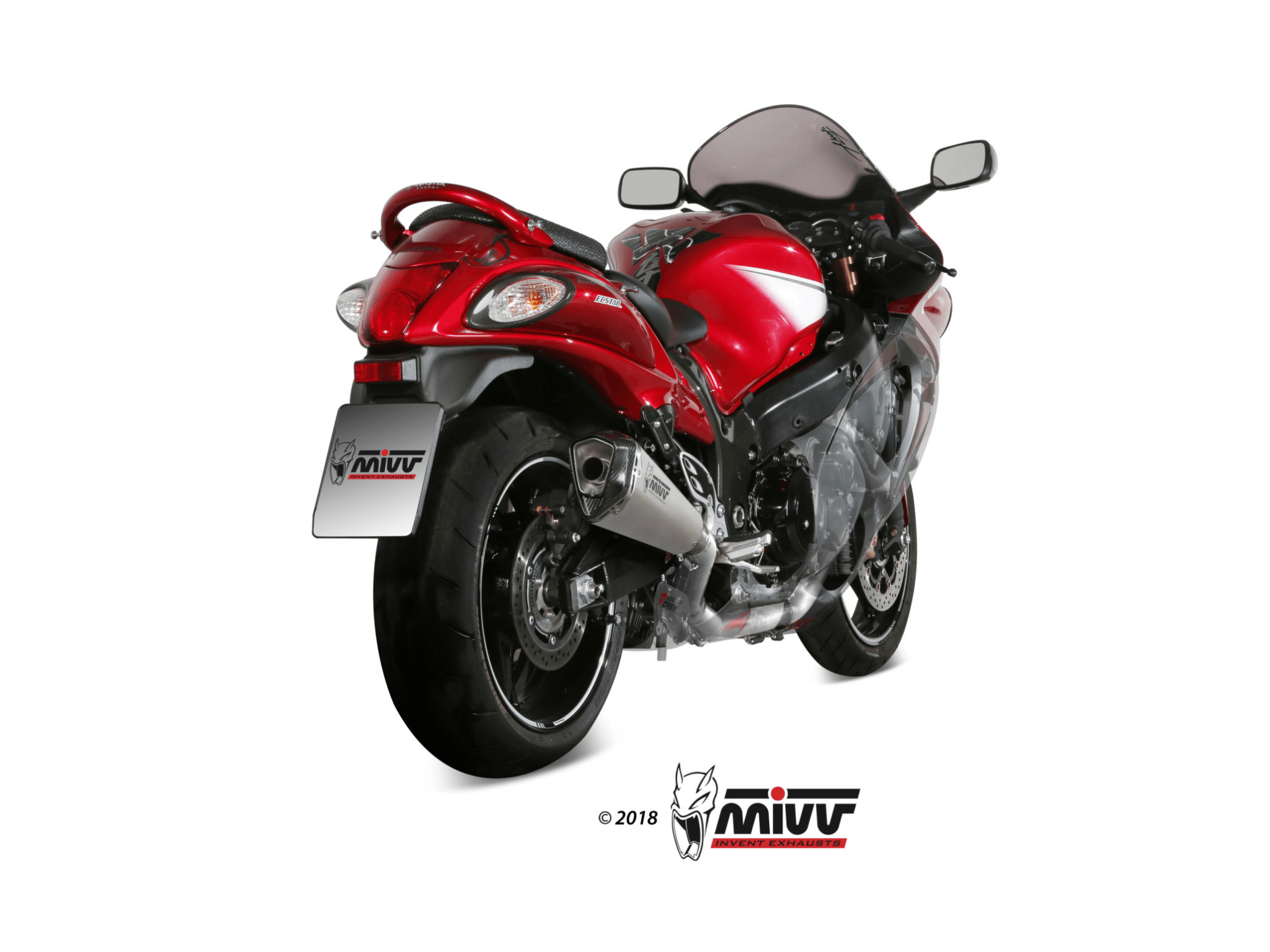 SUZUKI GSX-1300 R HAYABUSA MIVV Exhaust Complete Racing System 2008-2017 - Image 3