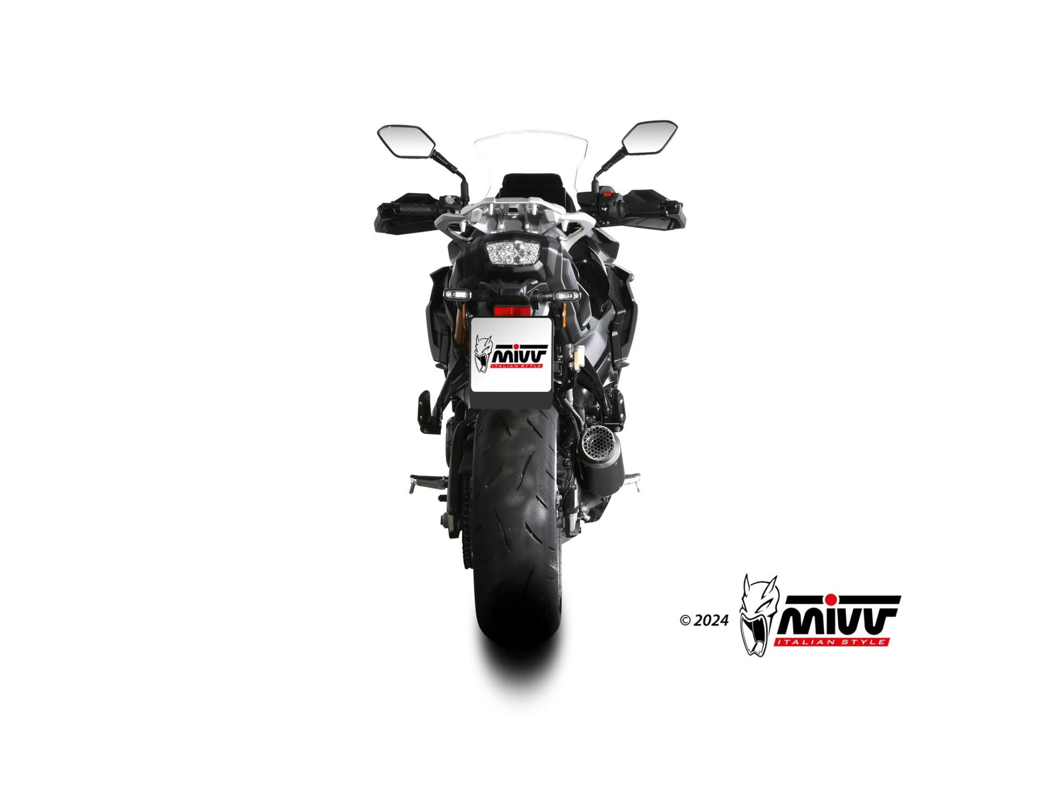 SUZUKI GSX-S 1000 GX MIVV Exhaust GP PRO Black Slip-On Silencer 2024 - Slika 4