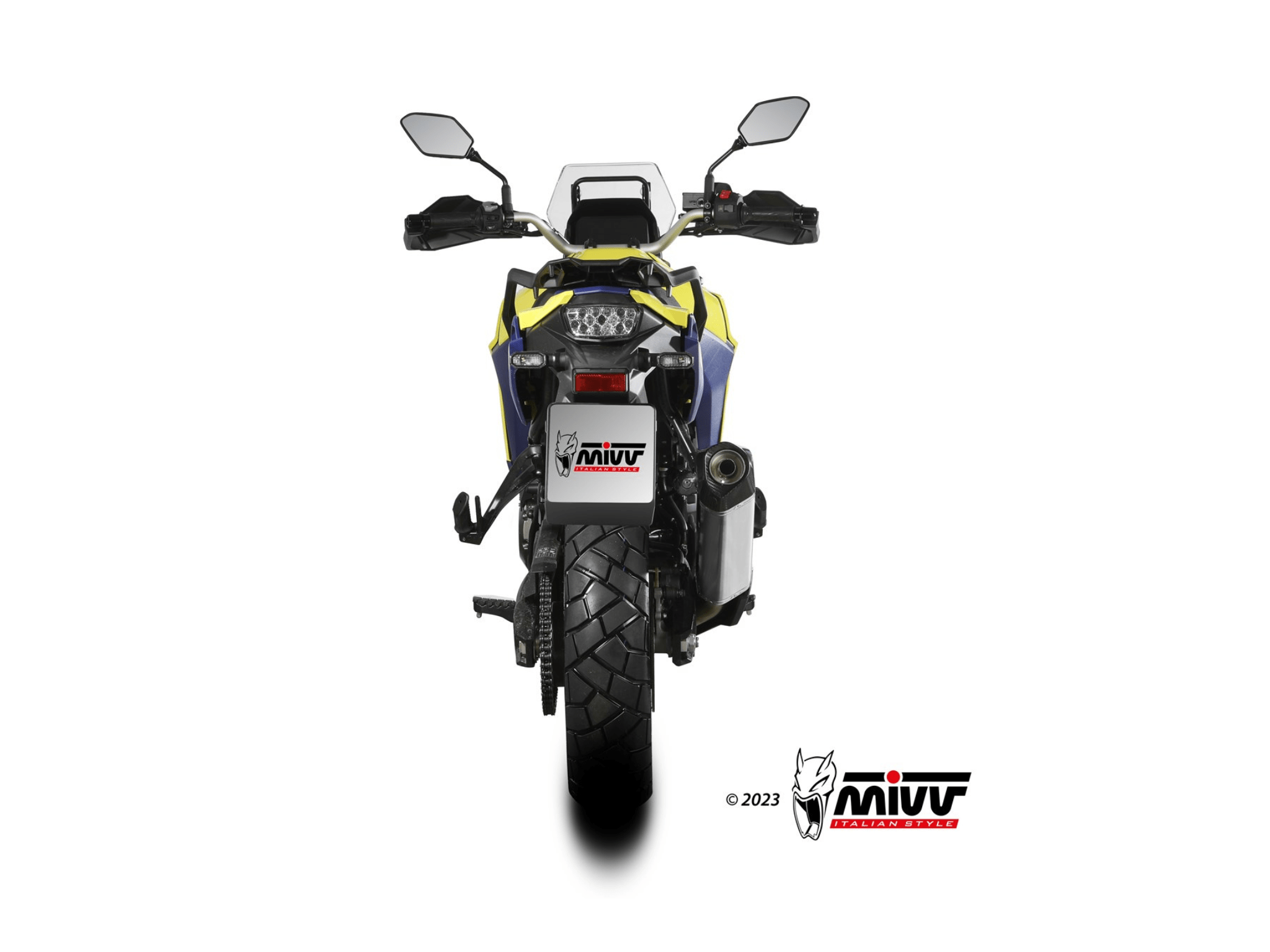SUZUKI V-STROM 800 DE MIVV Exhaust SPEED EDGE Slip-On Silencer 2023-2024 - Image 4