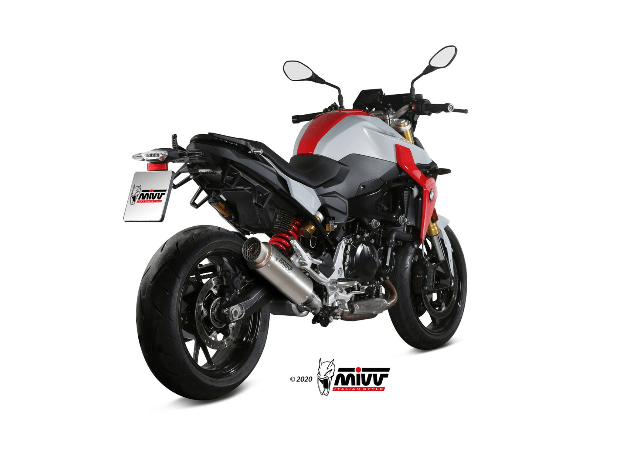BMW F 900 R MIVV Exhaust GP PRO Titanium Slip-On Silencer 2020-2026 - Image 3