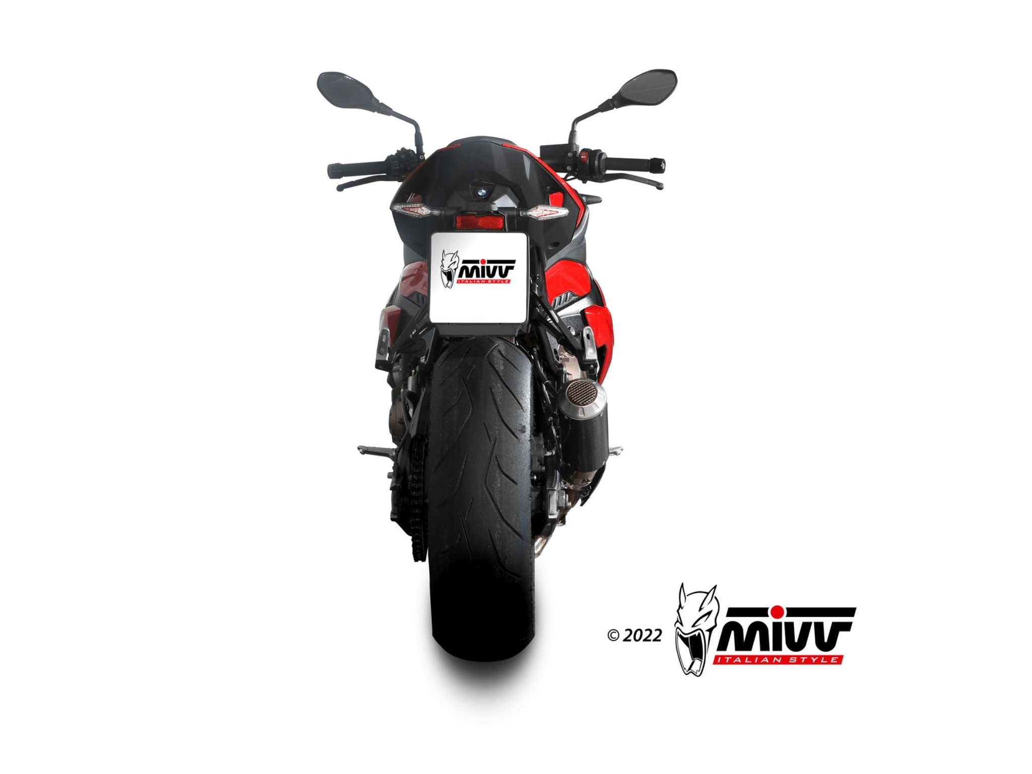 BMW S 1000 R MIVV Exhaust MK3 Carbon Slip-On Silencer 2025-2026 - Image 4