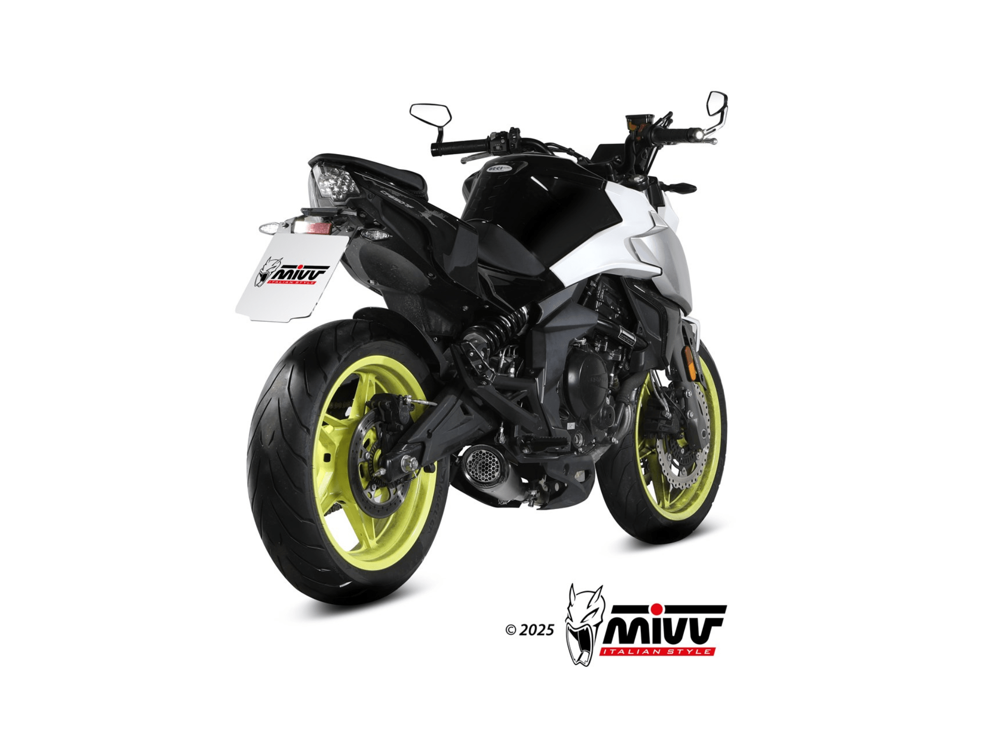 CF MOTO 650 NK MIVV Exhaust X-M5 Titanium Slip-On Silencer 2021-2024 - Slika 3