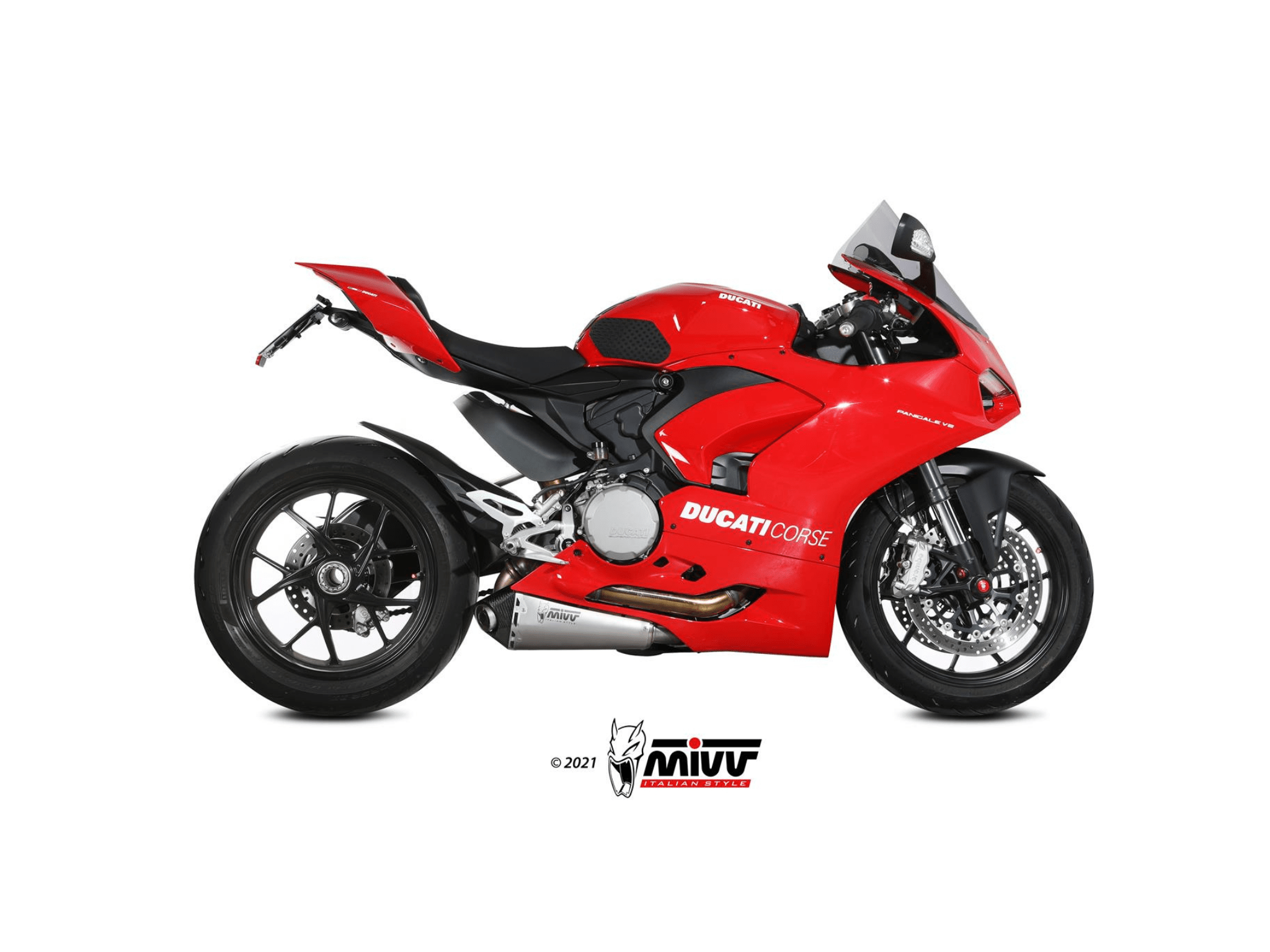 DUCATI PANIGALE V2 MIVV Exhaust DELTA RACE Slip-On Silencer 2020-2024 - immagine 3