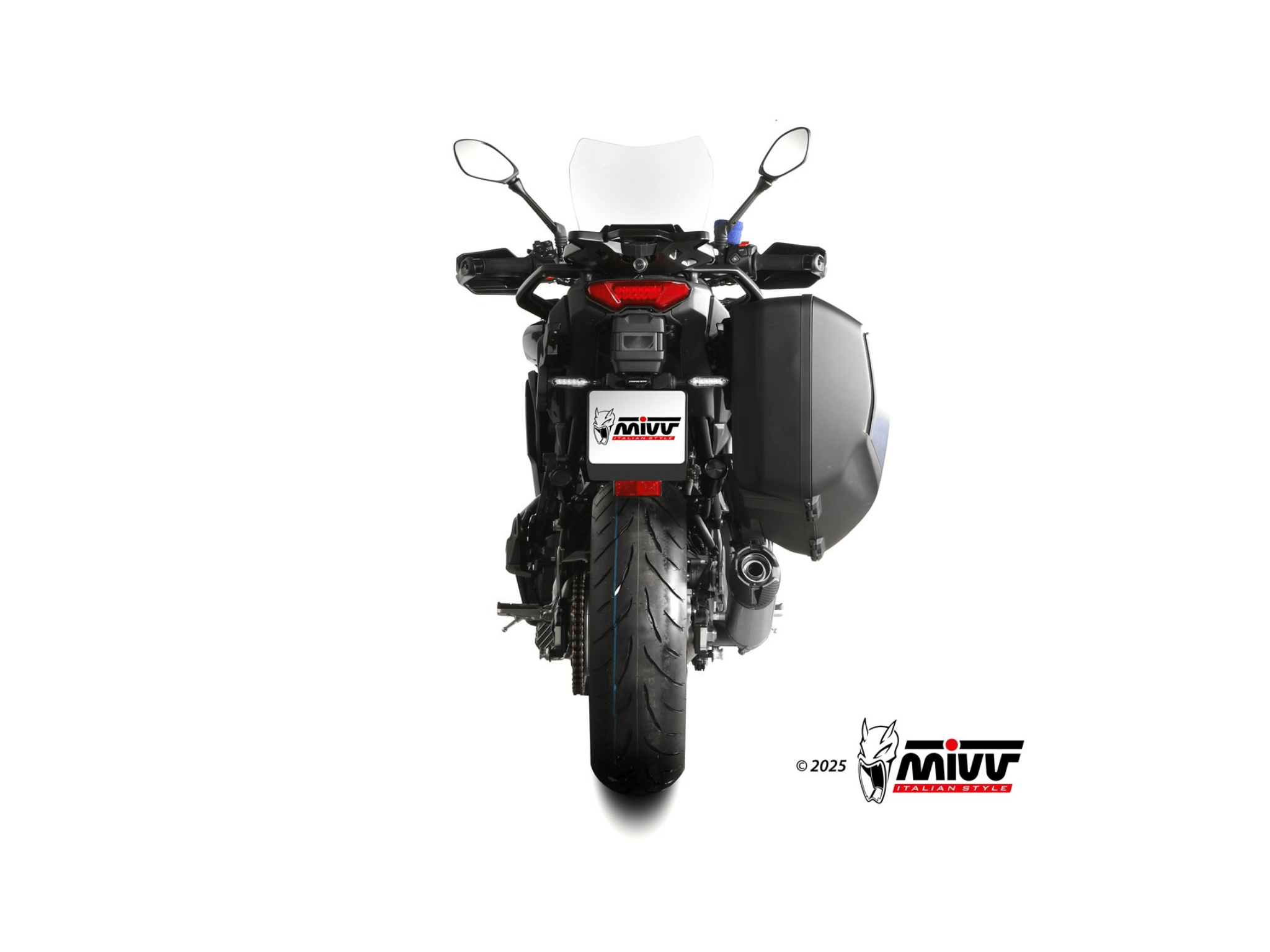 YAMAHA TRACER 9 MIVV Exhaust Complete System with AK-1 Titanium Silencer 2025-2026 - Slika 4