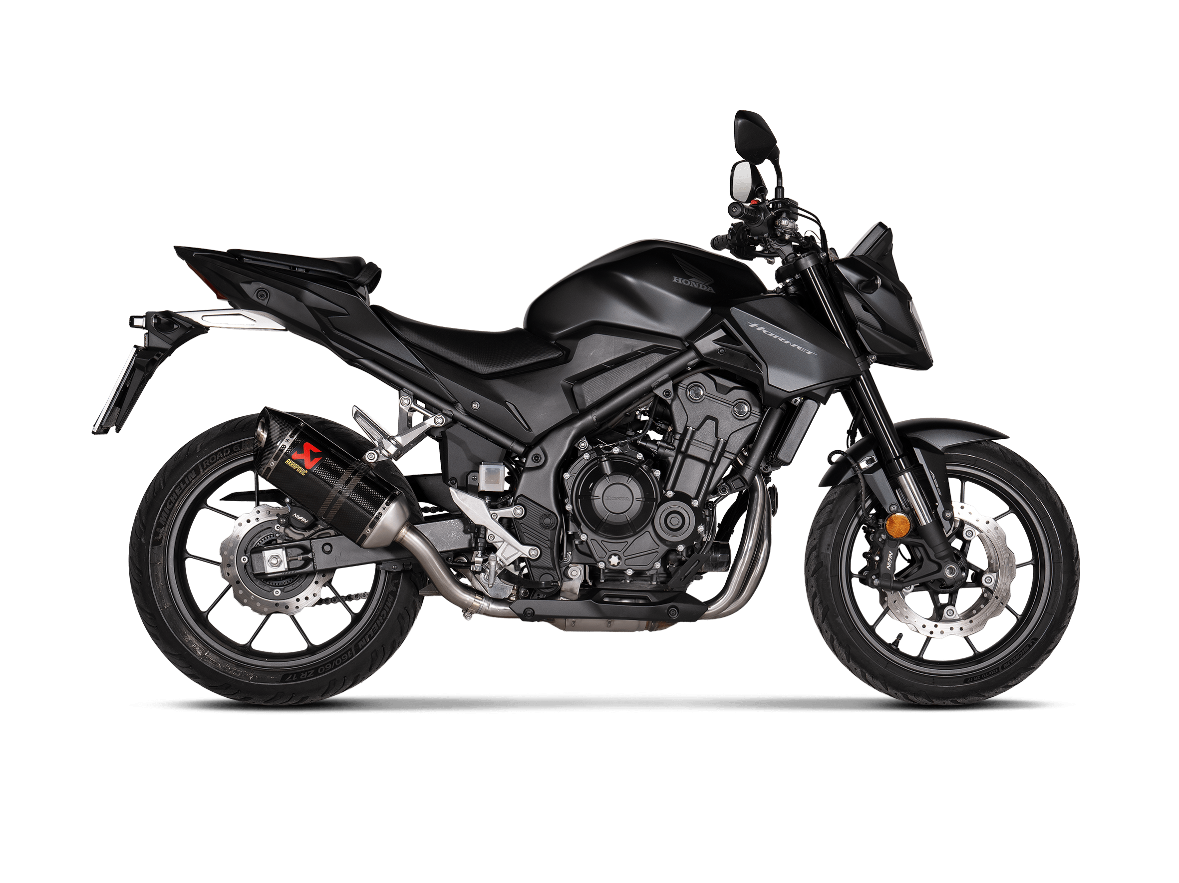 HONDA CB 400 X Akrapovič Slip-On Line (Carbon) 2020-2024 - immagine 2