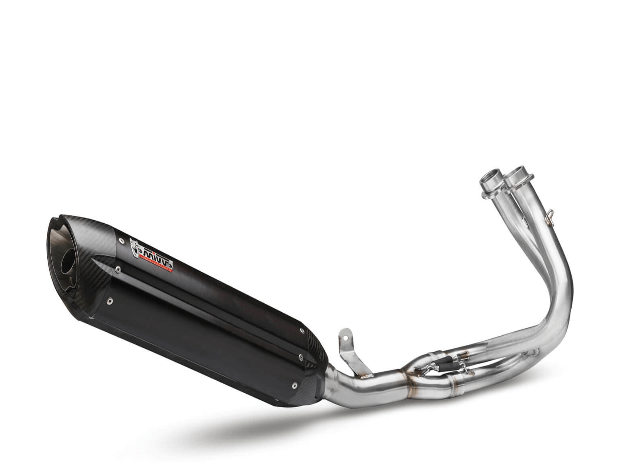 KAWASAKI ER-6F MIVV Exhaust Complete System with SUONO Black Silencer 2012-2016