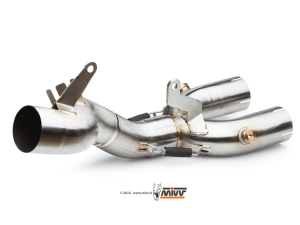 YAMAHA MT-10 MIVV Exhaust No-Kat Link Pipe 2016-2022