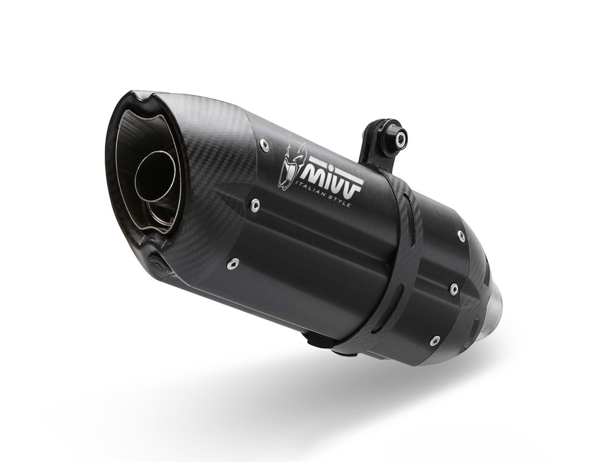 BMW K 1200 S MIVV Exhaust SUONO Black Slip-On Silencer 2005-2008