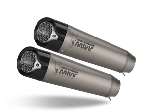 DUCATI HYPERMOTARD 698 MONO MIVV Exhaust X-M5 Titanium Slip-On Silencers 2024-2025