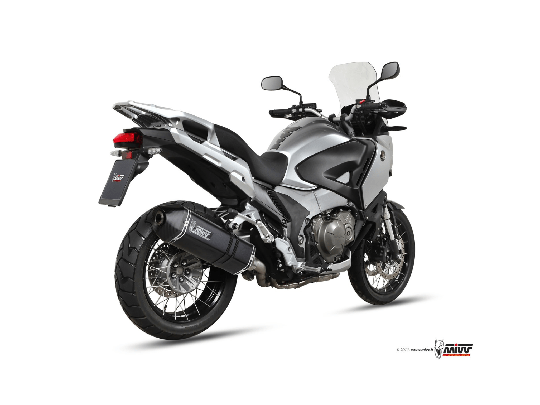 HONDA VFR 1200 X CROSSTOURER MIVV Exhaust SPEED EDGE Black Slip-On Silencer 2012-2020 - Slika 2