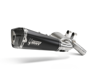 BMW F 900 XR MIVV Exhaust DELTA RACE Black Slip-On Silencer 2020-2026