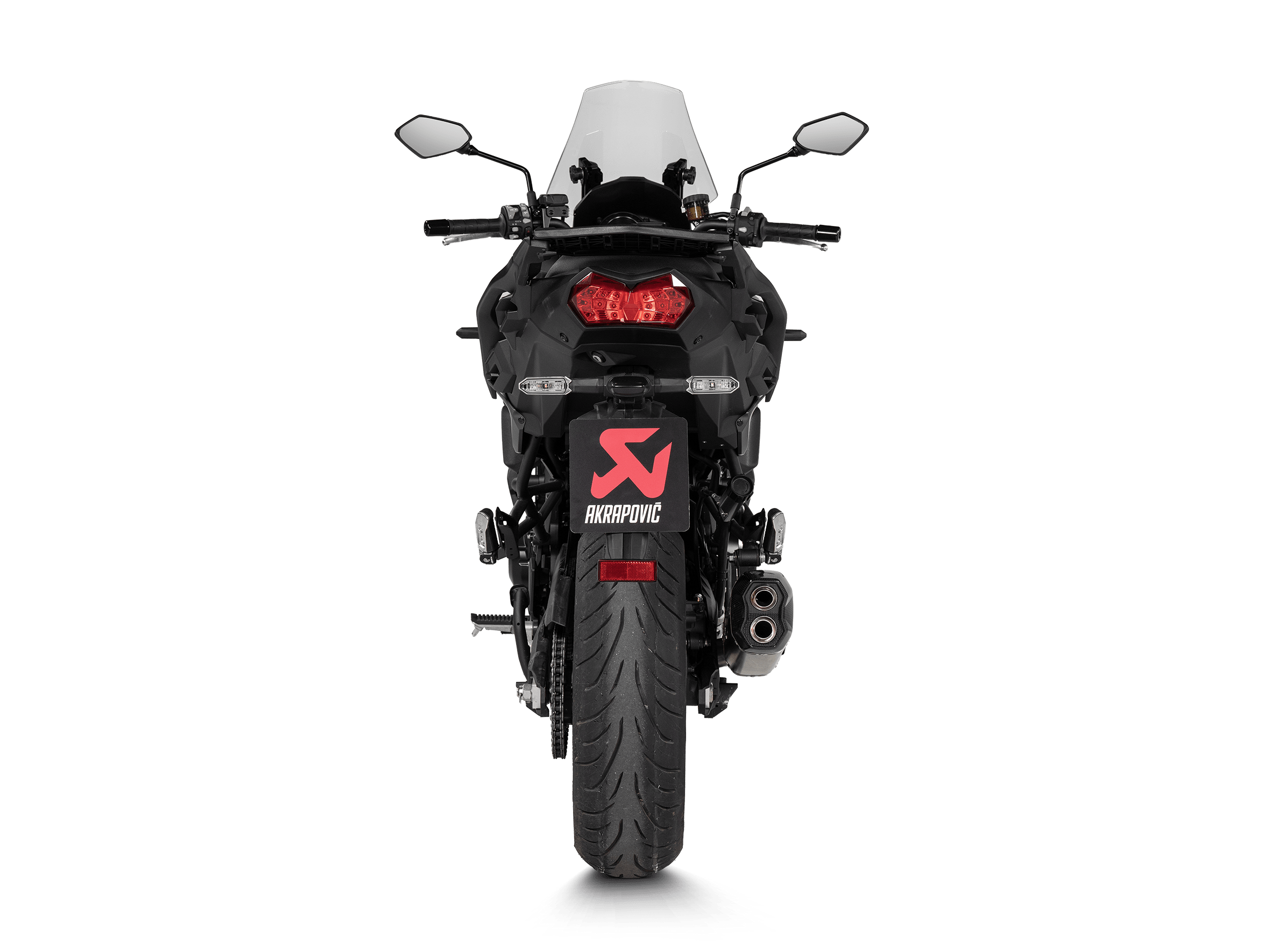 KAWASAKI VERSYS 1100 Akrapovič Slip-On Line (Titanium) 2025-2026 - immagine 4