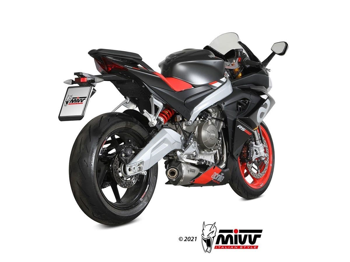 APRILIA RS 660 MIVV Exhaust Complete System with DELTA RACE Silencer 2020-2024 - immagine 3