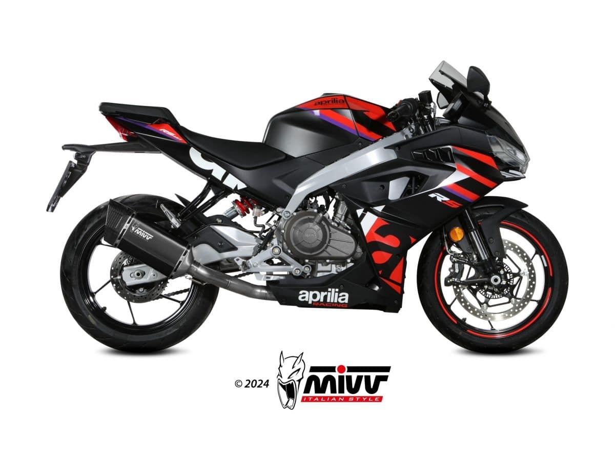 APRILIA RS 457 MIVV Exhaust SR-1 Complete System Black 2024-2026 - Image 2