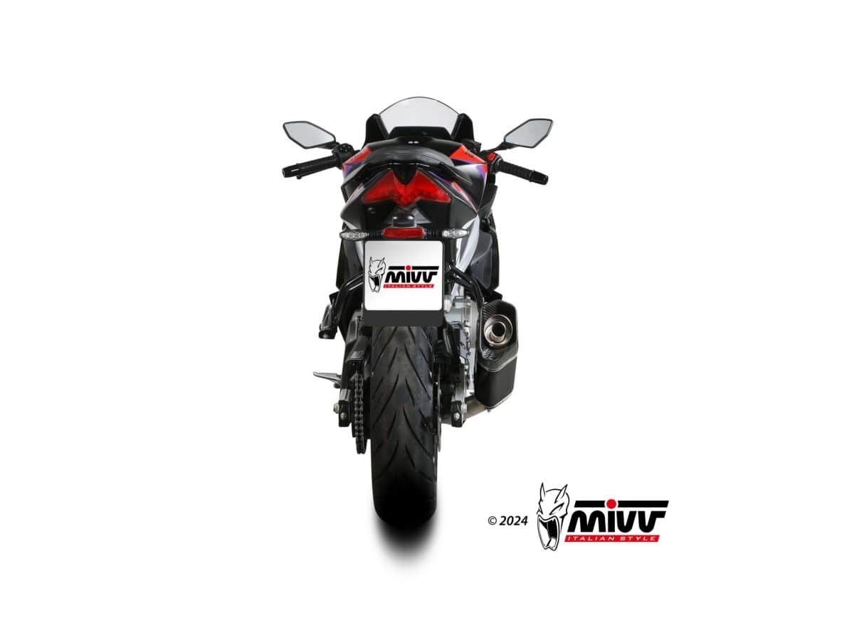 APRILIA RS 457 MIVV Exhaust SR-1 Complete System Black 2024-2026 - Image 4