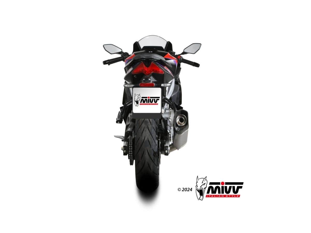 APRILIA RS 457 MIVV Exhaust SR-1 Complete System Titanium 2024-2026 - Image 4