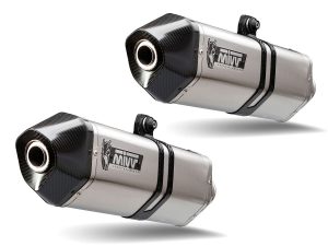 SUZUKI GSX-1300 R HAYABUSA MIVV Exhaust SPEED EDGE Slip-On Silencers 2008-2017