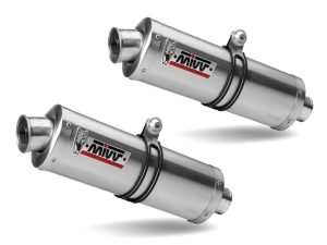 DUCATI MONSTER 1000 MIVV Exhaust OVAL Slip-On Silencers 2003-2005