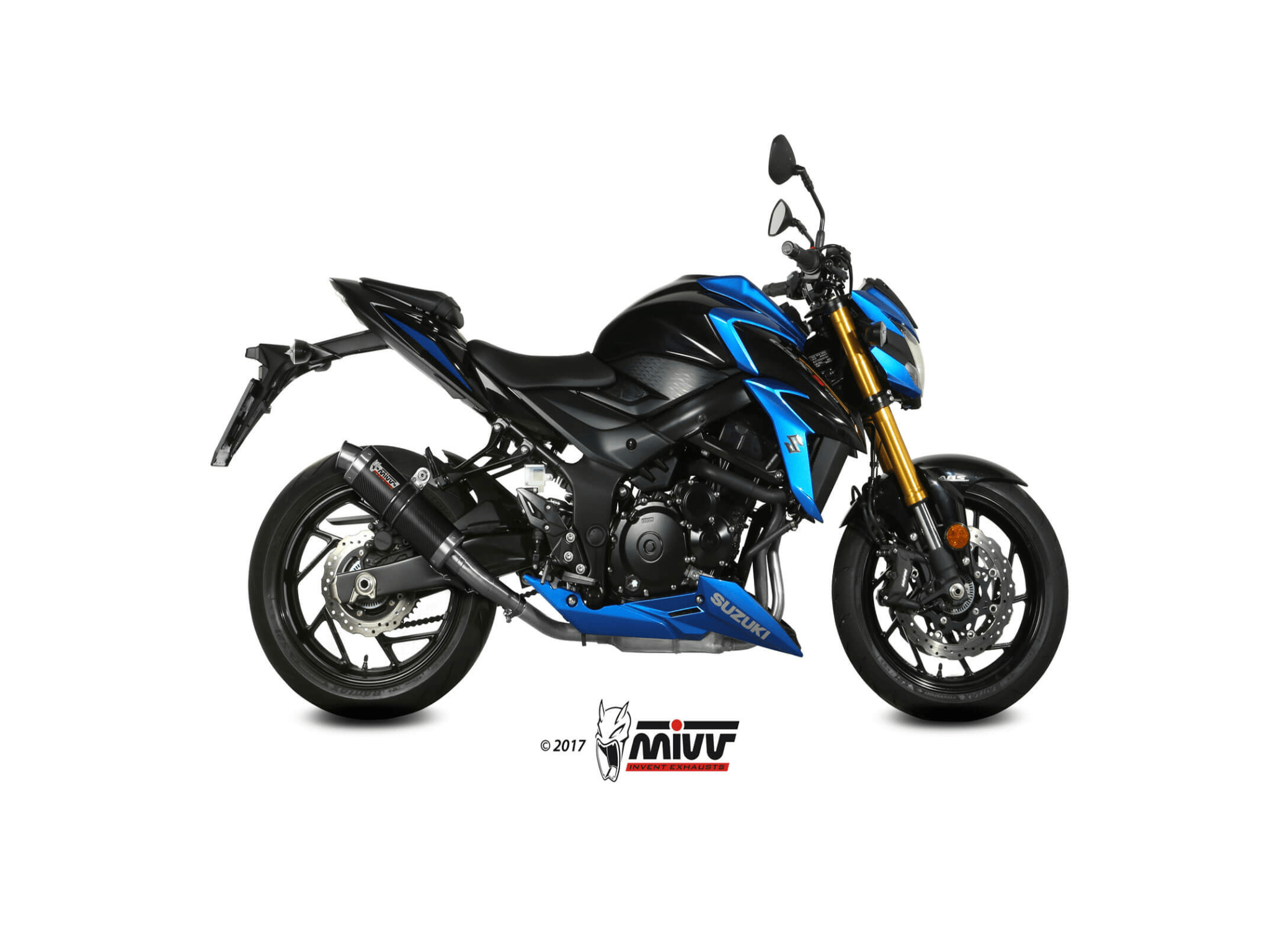 SUZUKI GSX-S 750 MIVV Exhaust GP Carbon Slip-On Silencer 2017-2020 - Slika 2