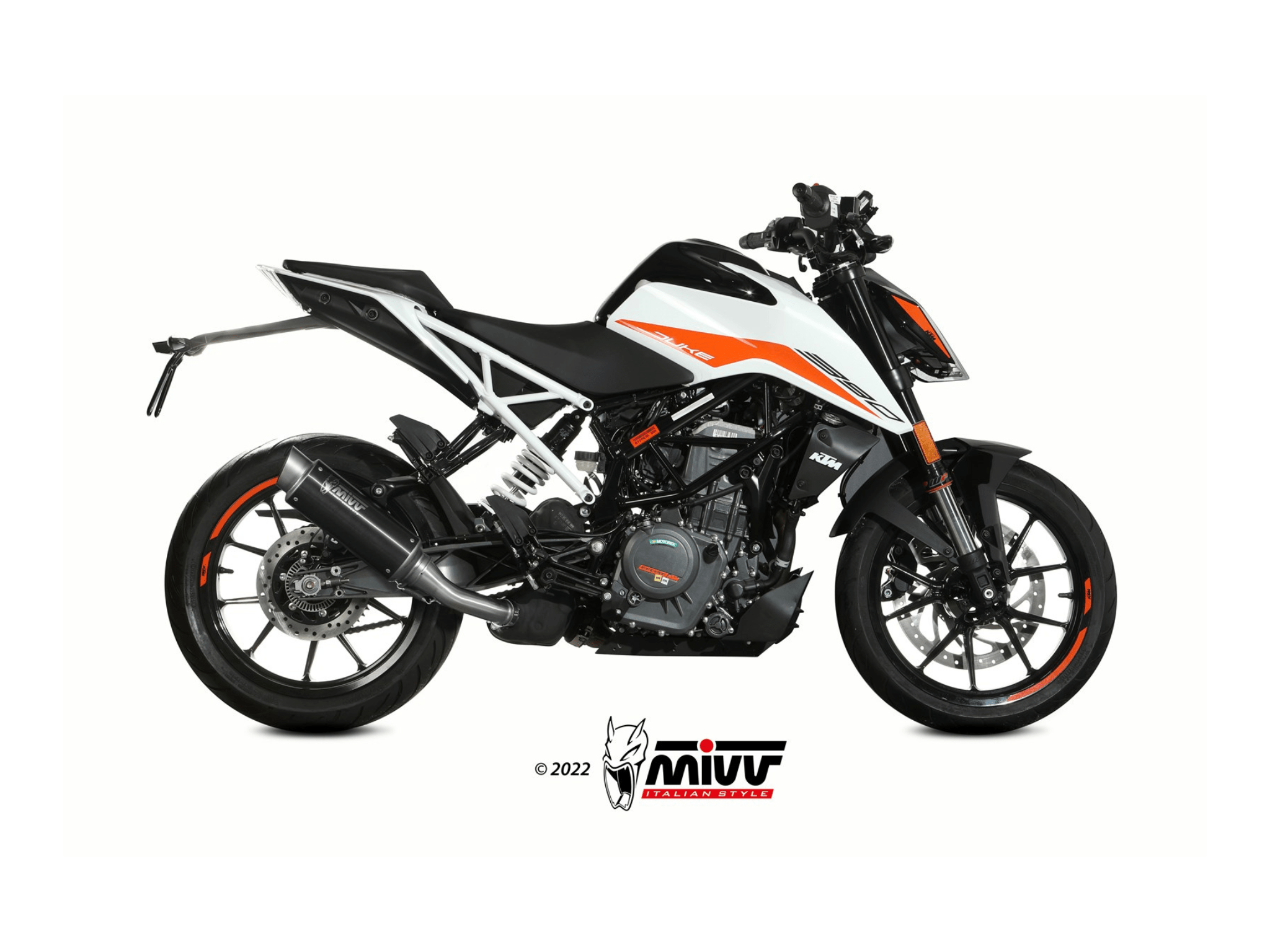 KTM 390 DUKE MIVV Exhaust GP PRO Black Slip-On Silencer 2021-2023 - Slika 2
