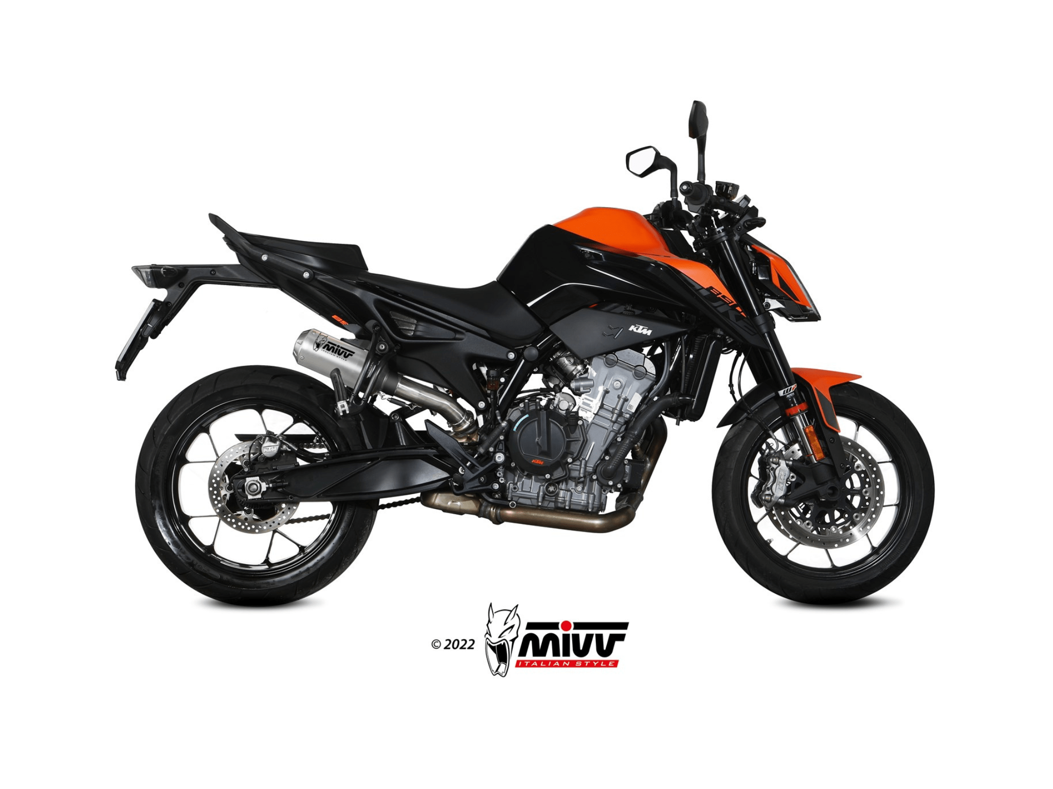 KTM 890 DUKE MIVV Exhaust MK3 Slip-On Silencer 2020-2024 - Image 2