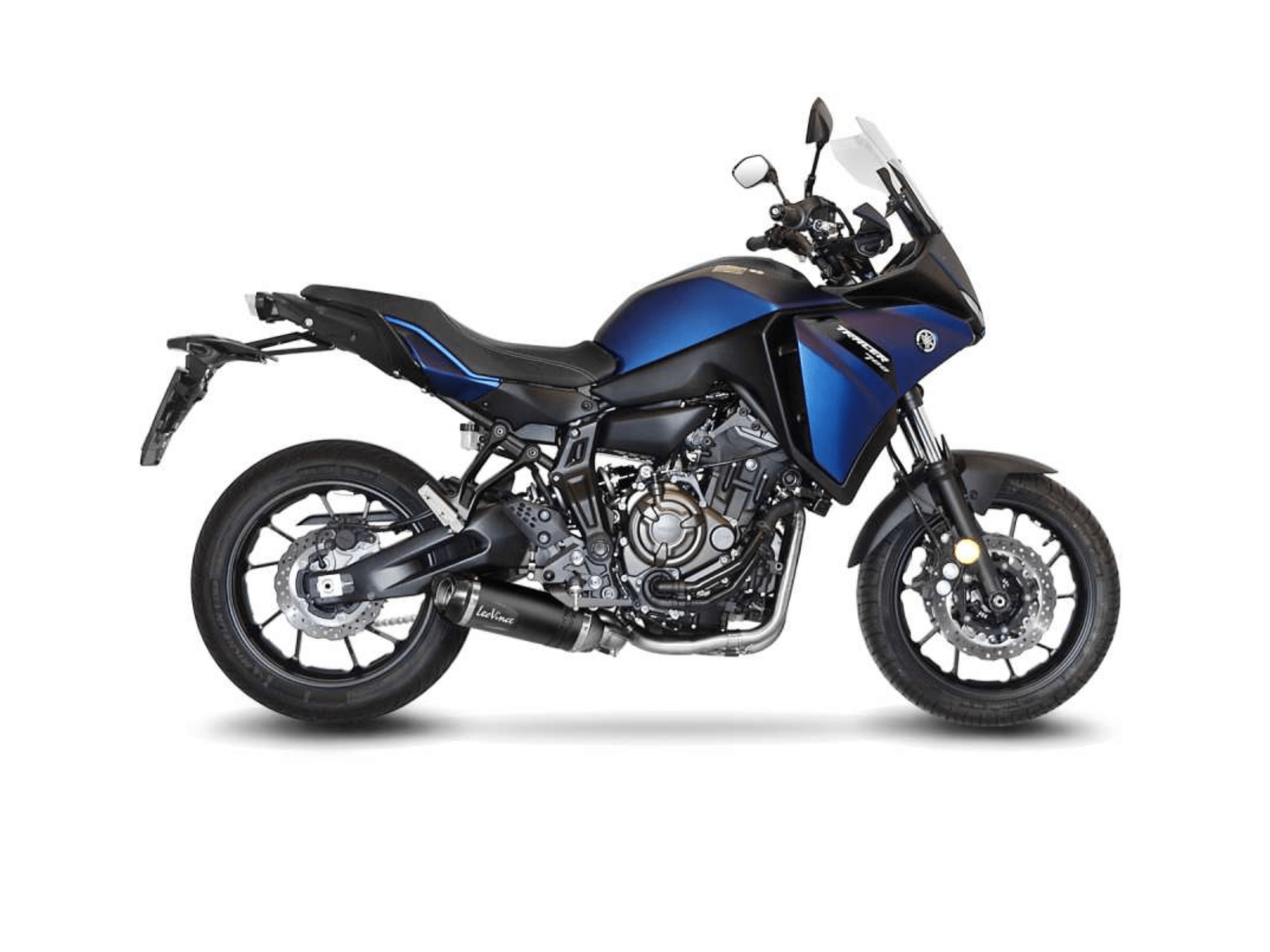 YAMAHA TRACER 7 GT LeoVince Exhaust Complete System with LV ONE EVO Black Silencer 2020-2024 - Slika 2