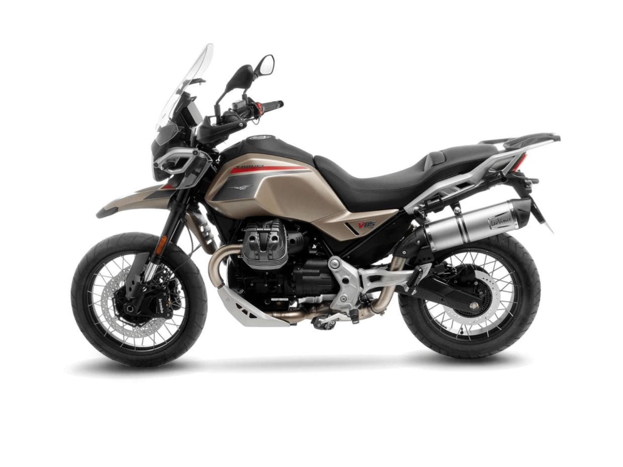 MOTO GUZZI V85 TT LeoVince Exhaust LV ONE EVO Slip-On Silencer 2024-2026 - Image 2