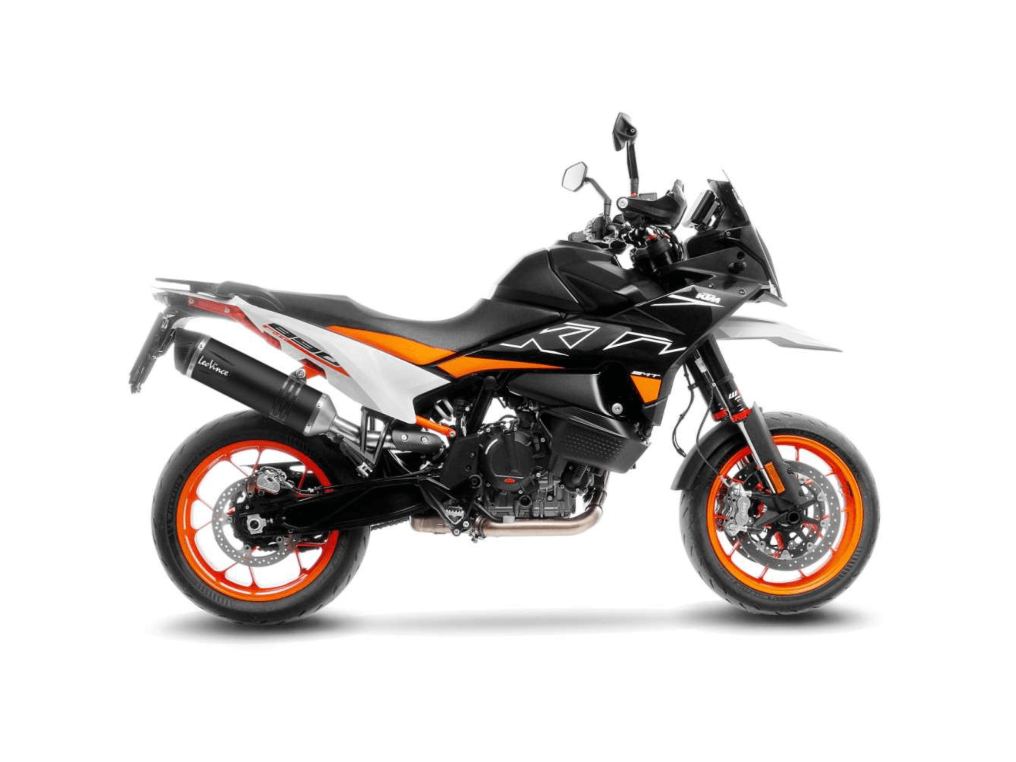 KTM 890 SMT LeoVince Exhaust LV ONE EVO Black Slip-On Silencer 2023-2026 - Slika 2