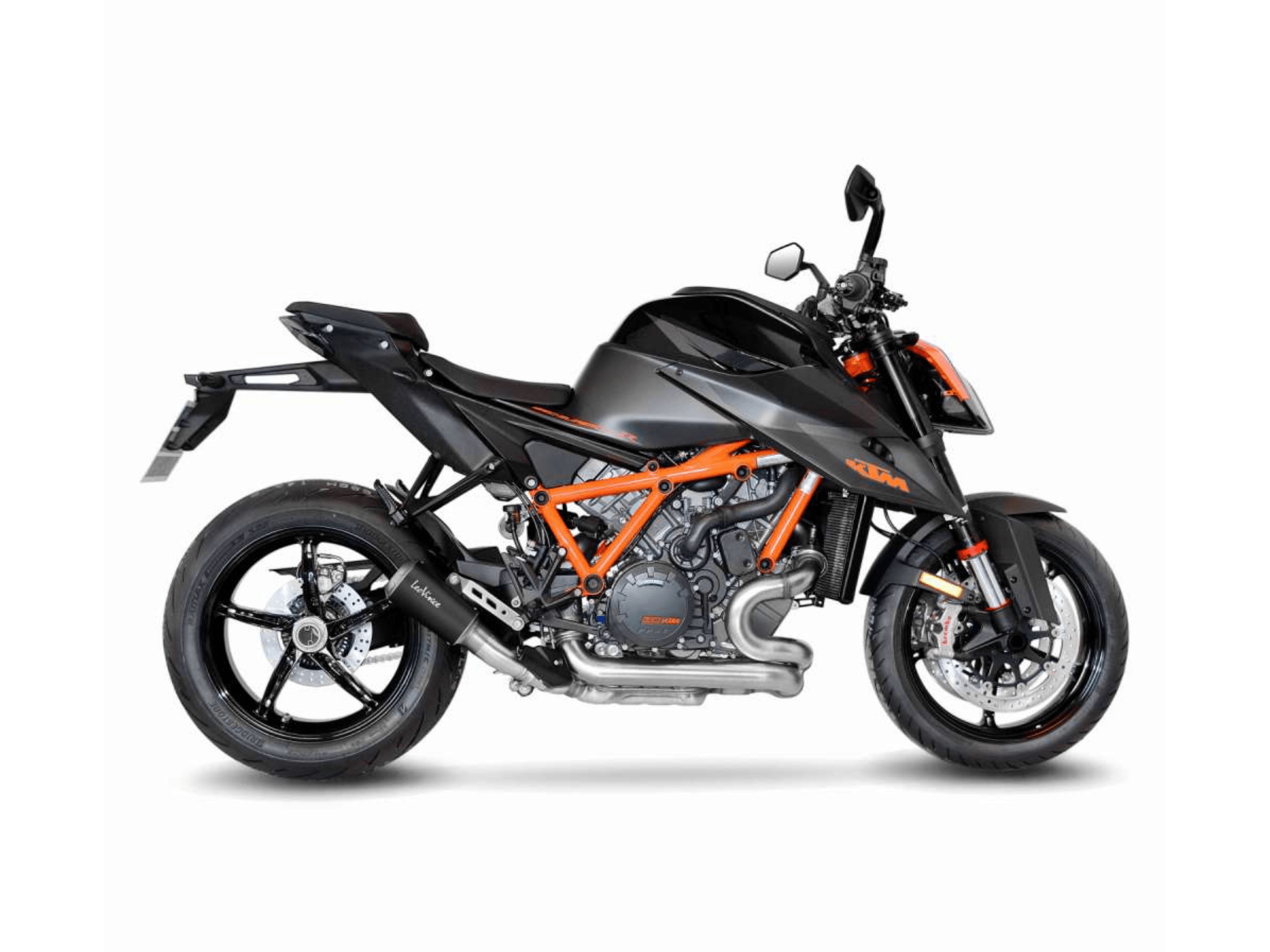 KTM 1290 SUPERDUKE R LeoVince Exhaust LV-10 Black Slip-On Silencer 2021-2023 - Image 2