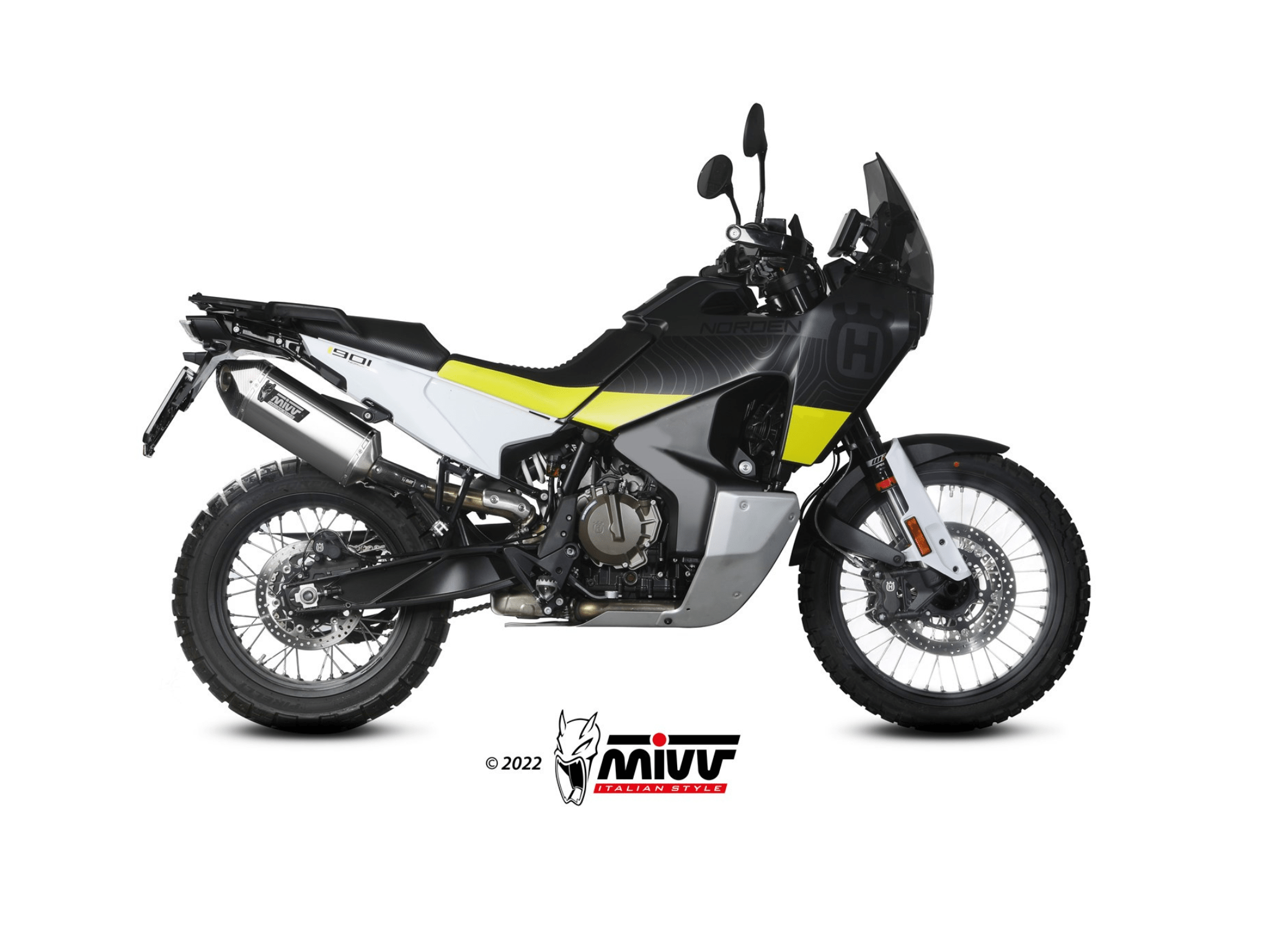HUSQVARNA NORDEN 901 MIVV Exhaust SPEED EDGE Slip-On Silencer 2025-2026 - immagine 2