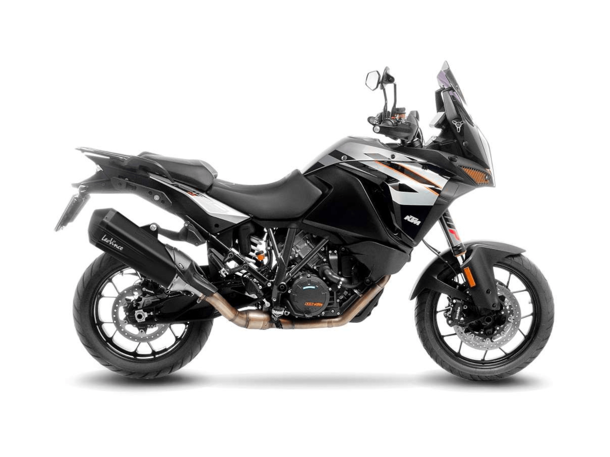 KTM 1290 SUPER ADVENTURE LeoVince Exhaust LV-12 R Black Slip-On Silencer 2015-2016 - Image 2