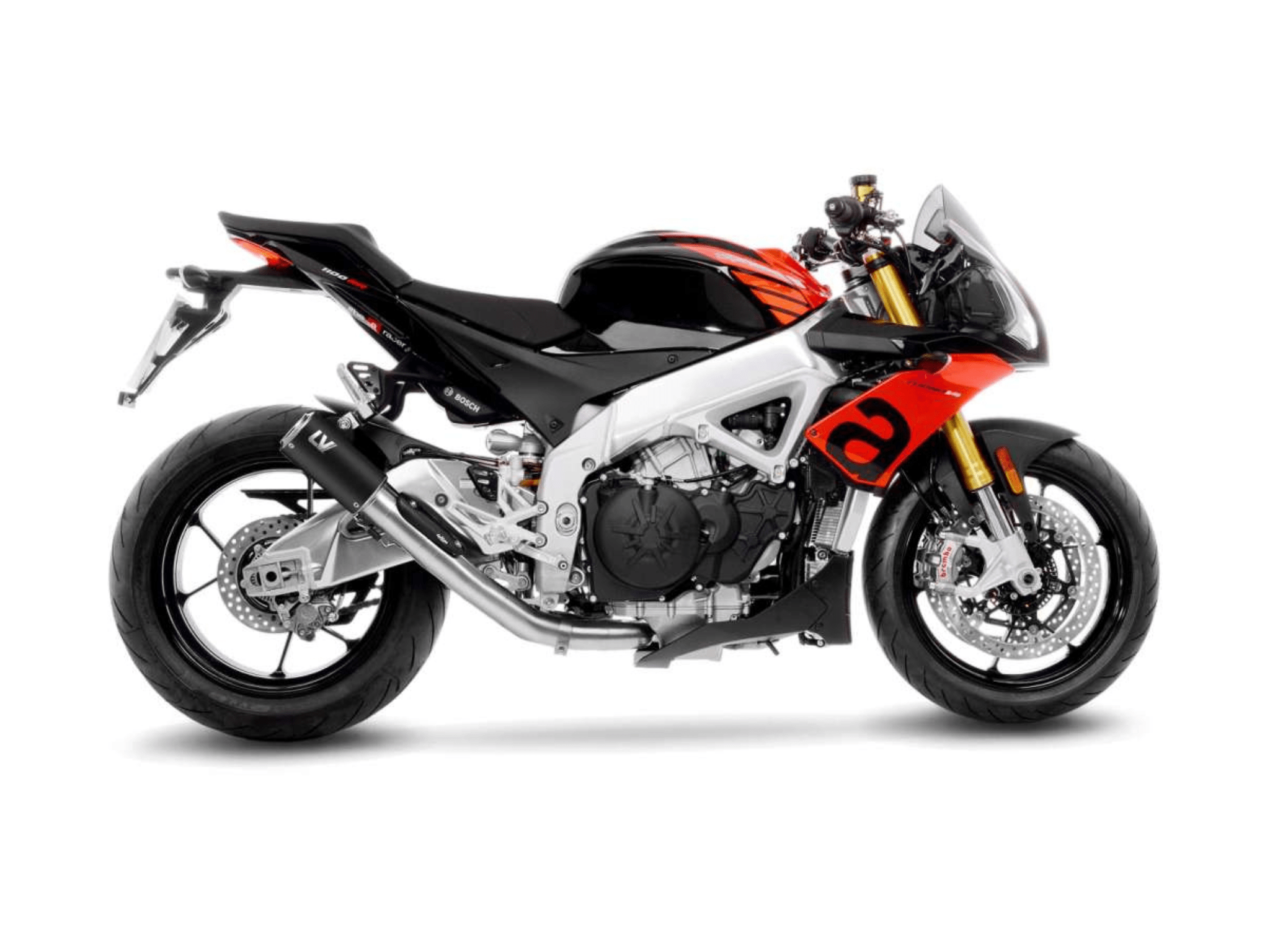 APRILIA TUONO V4 LeoVince Exhaust LV CORSA S Black Slip-On Silencer 2025-2026 - immagine 2