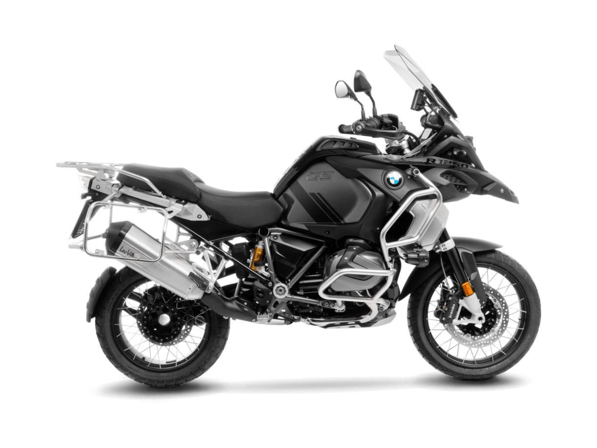 BMW R 1250 GS / ADVENTURE LeoVince Exhaust LV-12 R Slip-On Silencer 2019-2023 - Image 2