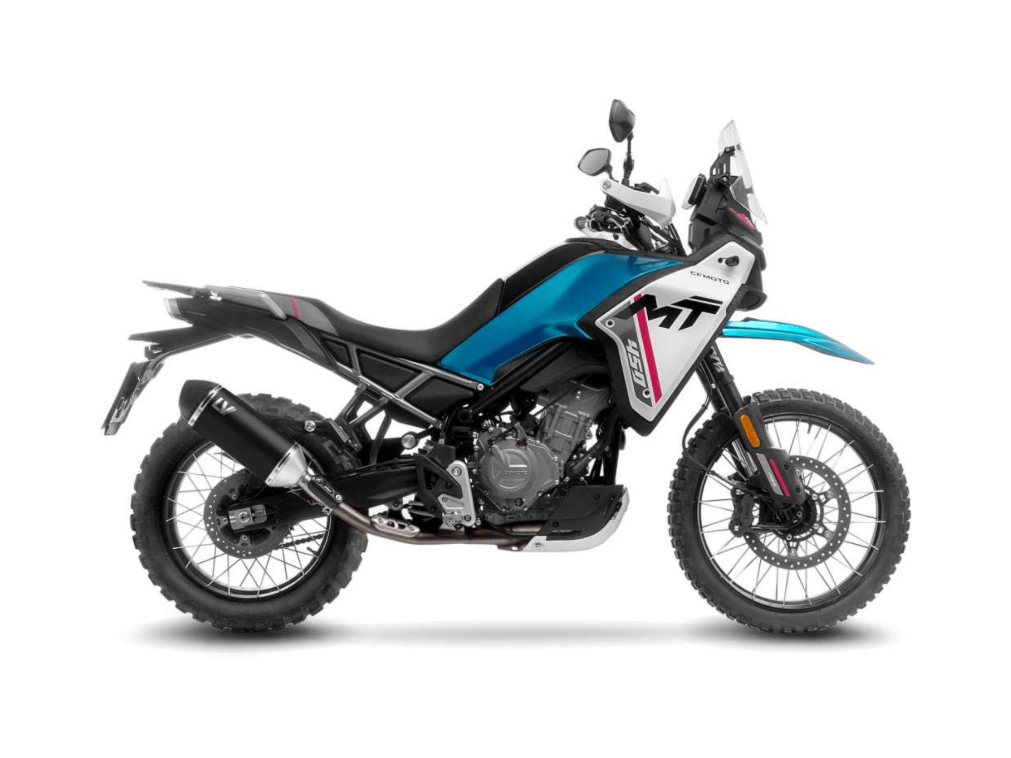 CF MOTO 450 MT LeoVince Exhaust LV-14 Black Slip-On Silencer 2024 - Slika 2