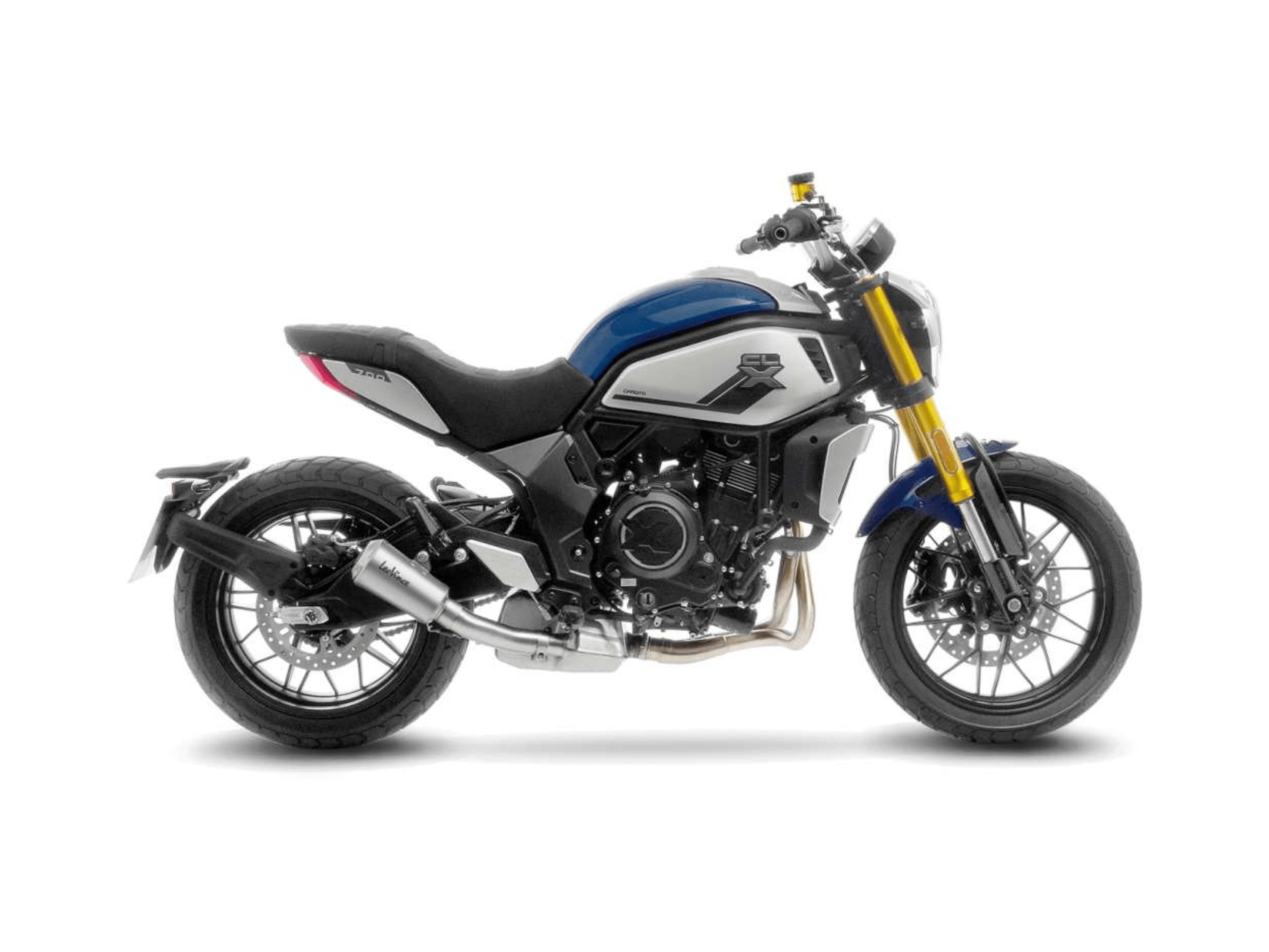 CF MOTO 700 CL-X LeoVince Exhaust LV-10 Slip-On Silencer 2021-2023 - Slika 2
