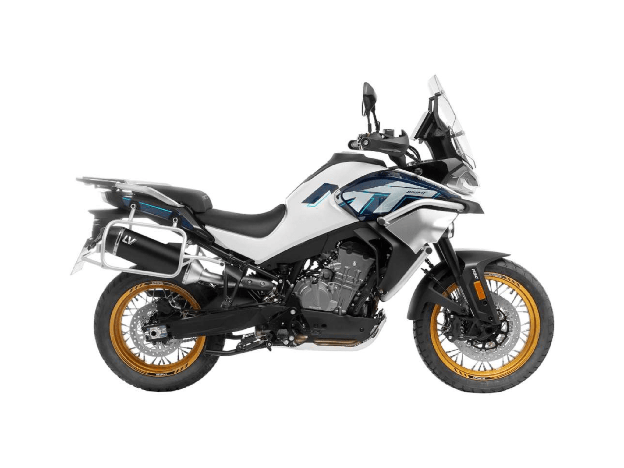 CF MOTO 800 MT LeoVince Exhaust LV-14 Black Slip-On Silencer 2022-2024 - Slika 2