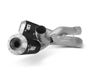DUCATI STREETFIGHTER V4 MIVV Exhaust X-M1 Black Slip-On Silencers 2020-2022