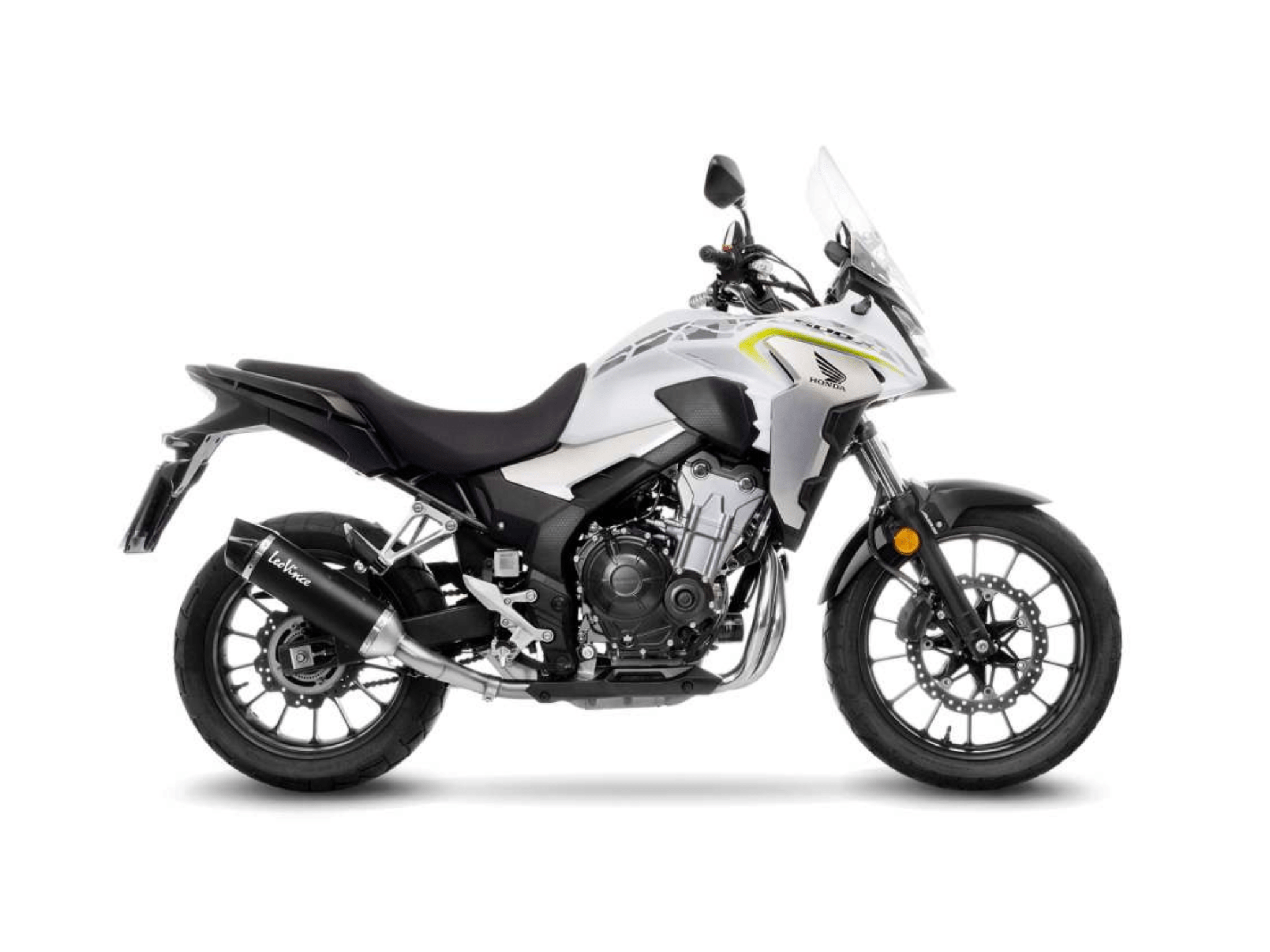 HONDA CB 500 X LeoVince Exhaust NERO Slip-On Silencer 2019-2023 - Slika 2