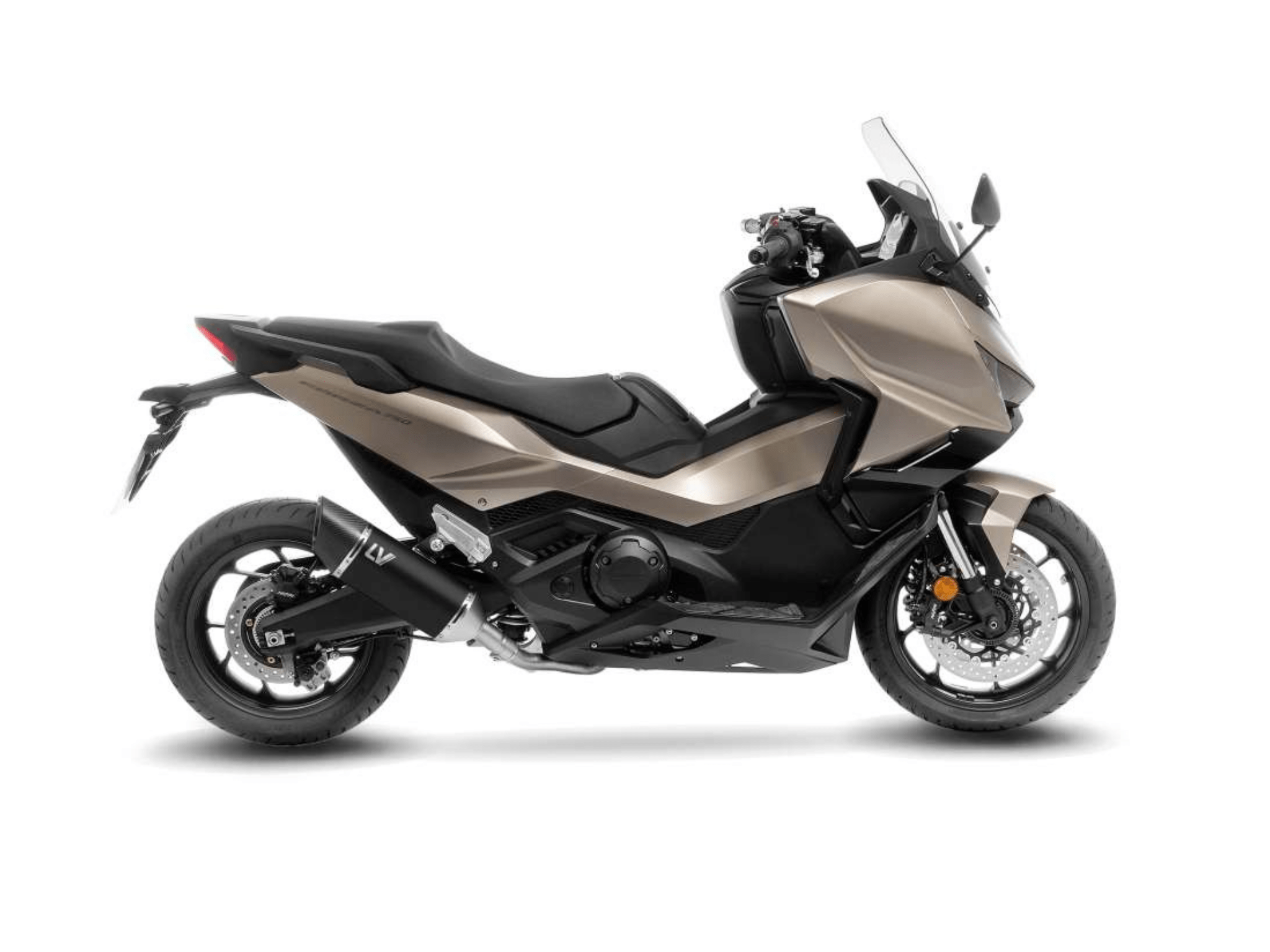 HONDA FORZA 750 LeoVince Exhaust LV-14 R Black Slip-On Silencer 2025-2026 - Slika 2