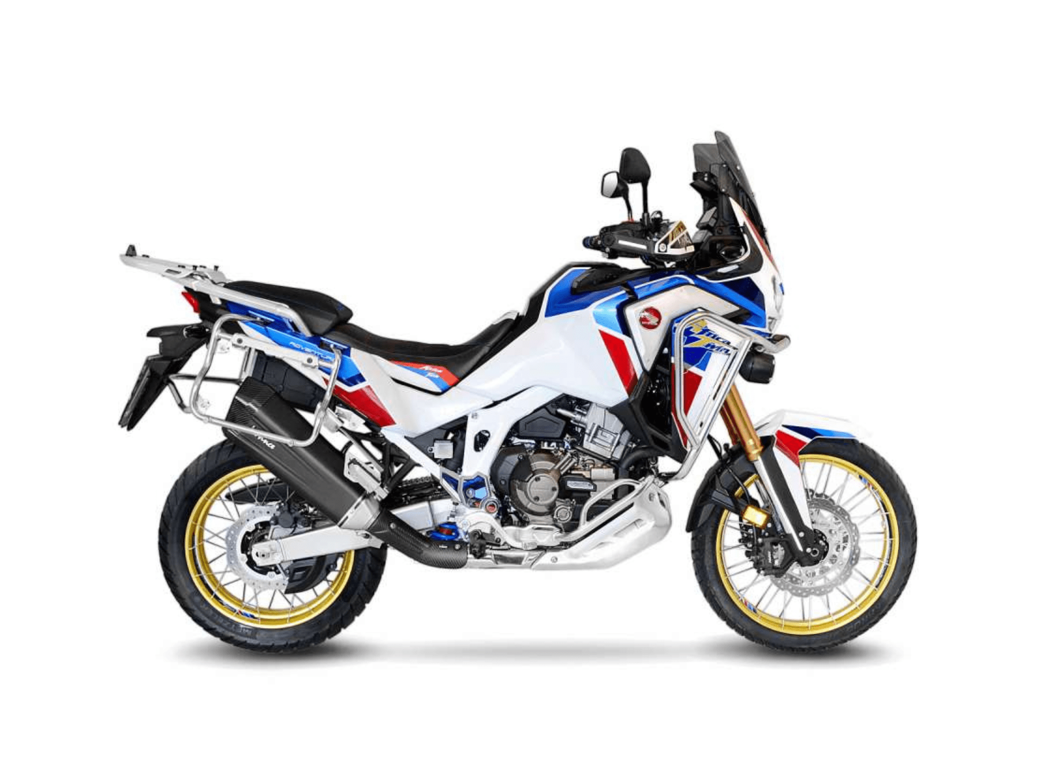 HONDA CRF 1100 L AFRICA TWIN ADV SPORTS LeoVince Exhaust LV-12 Black Slip-On Silencer 2020-2023 - Slika 2