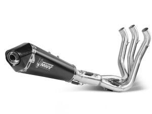 TRIUMPH TIGER SPORT 660 MIVV Exhaust Complete System with DELTA RACE Black Silencer 2022-2024