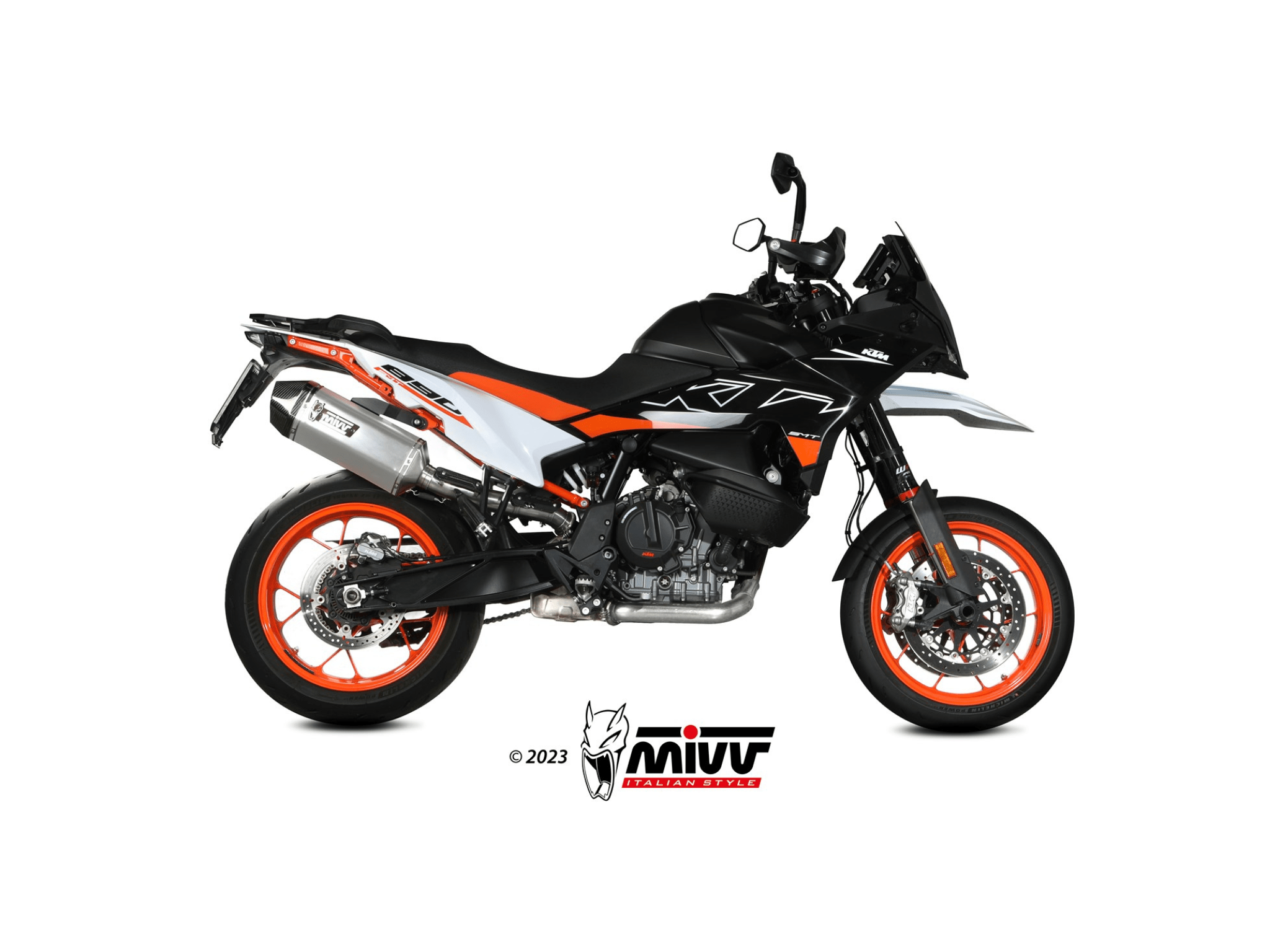 KTM 890 SMT MIVV Exhaust SPEED EDGE Slip-On Silencer 2023-2024 - Slika 2